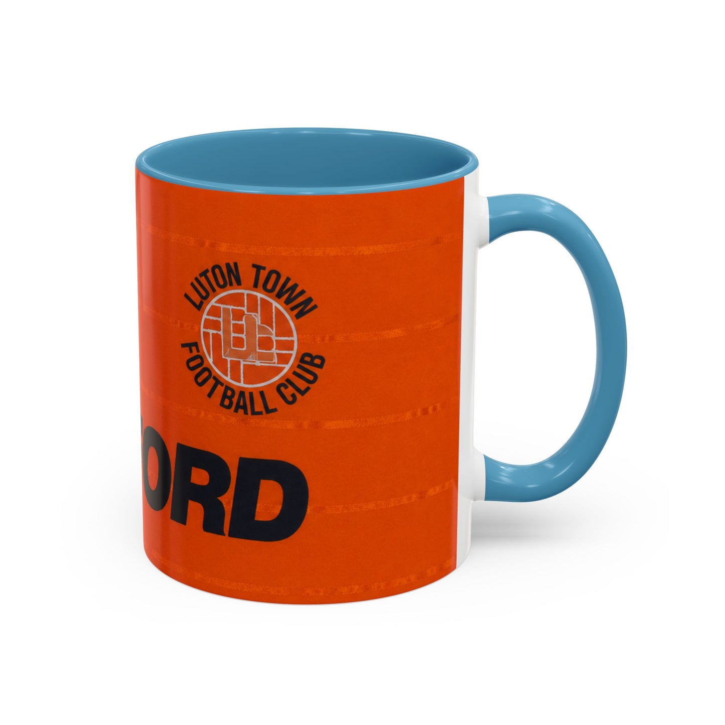Luton Town 1990s Away Accent Coffee Mug (11, 15oz)
