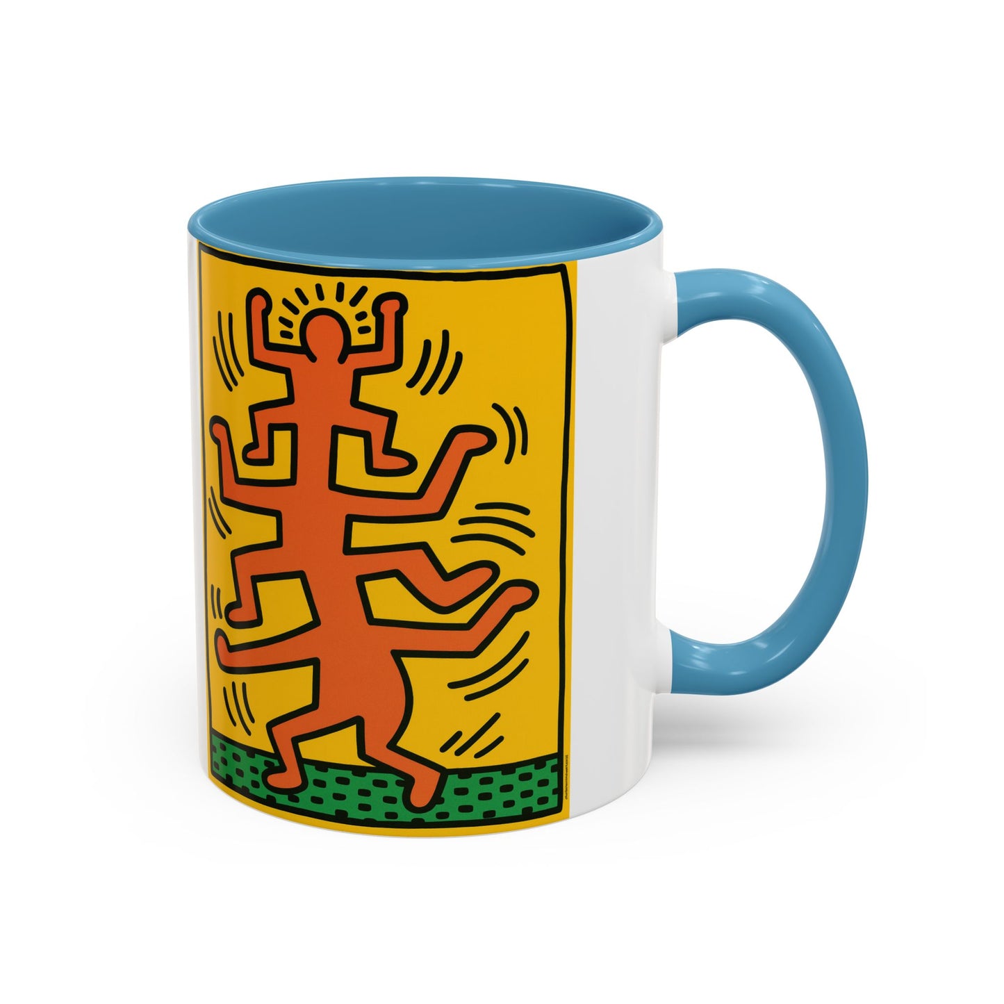 Keith Haring Plate No. 1 (from the Growing suite) Orange Mug