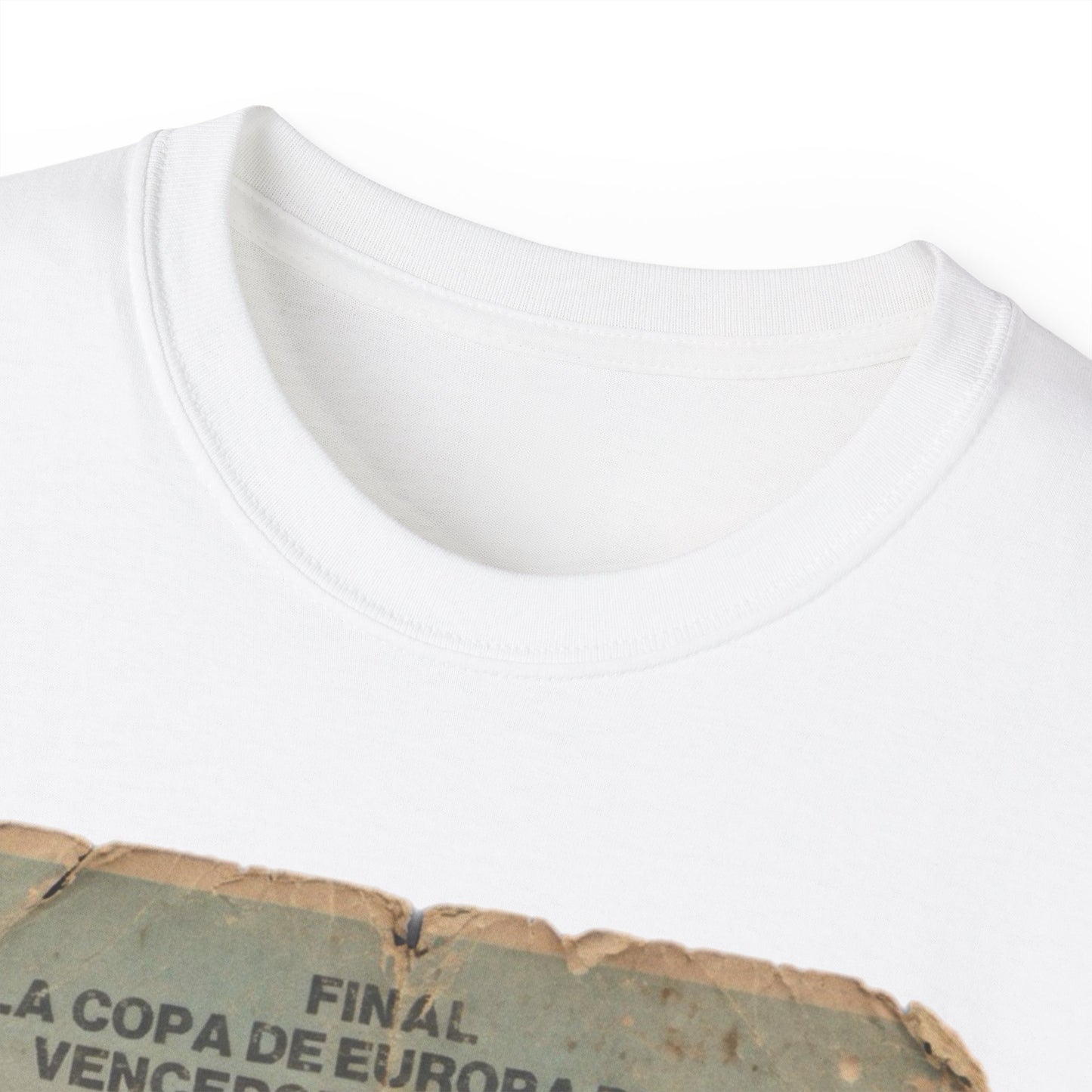 1983 European Cup Winners Cup Final Aberdeen Real Madrid Poster Unisex Ultra Cotton Tee