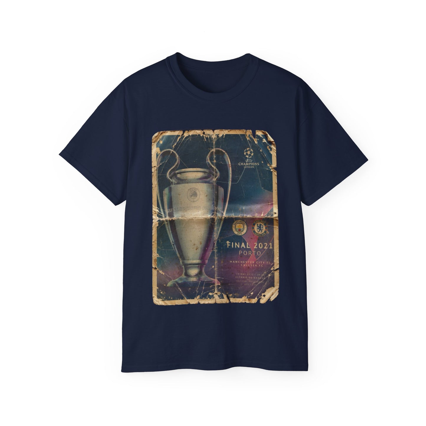 2021 UCL Final Chelsea Manchester City Poster Unisex Ultra Cotton Tee
