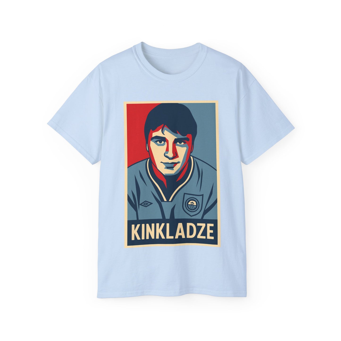 Georgi Kinkladze Hope Poster T-Shirt - Manchester City