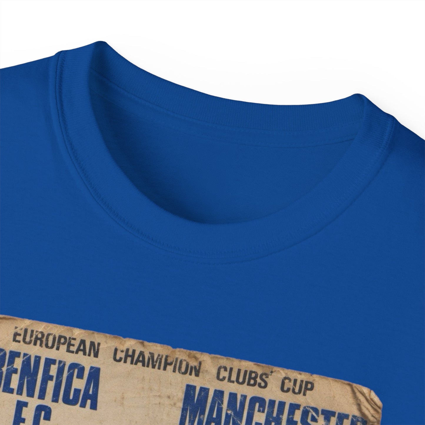 1968 European Cup Final Poster Manchester United v Benfica