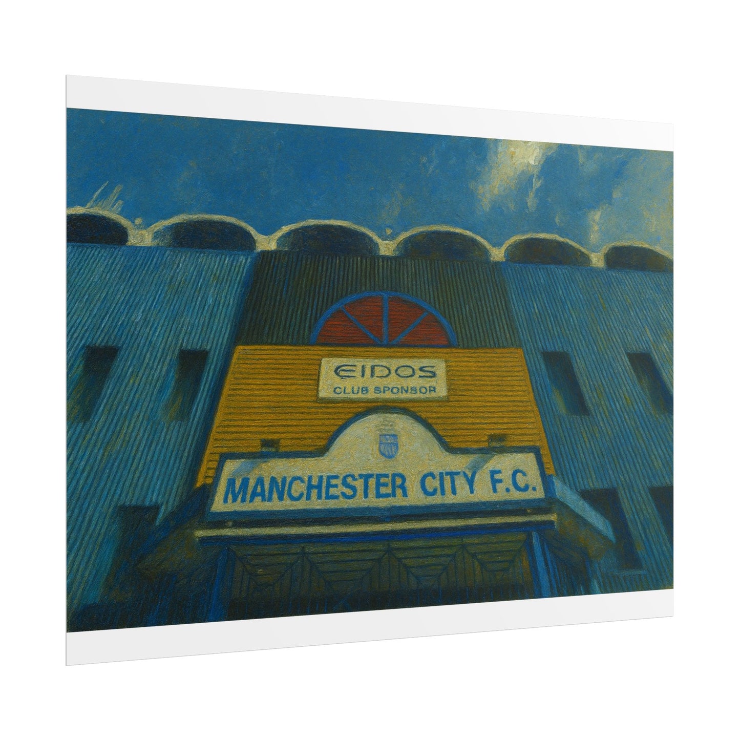 Manchester City F.C. Maine Road Rolled Poster