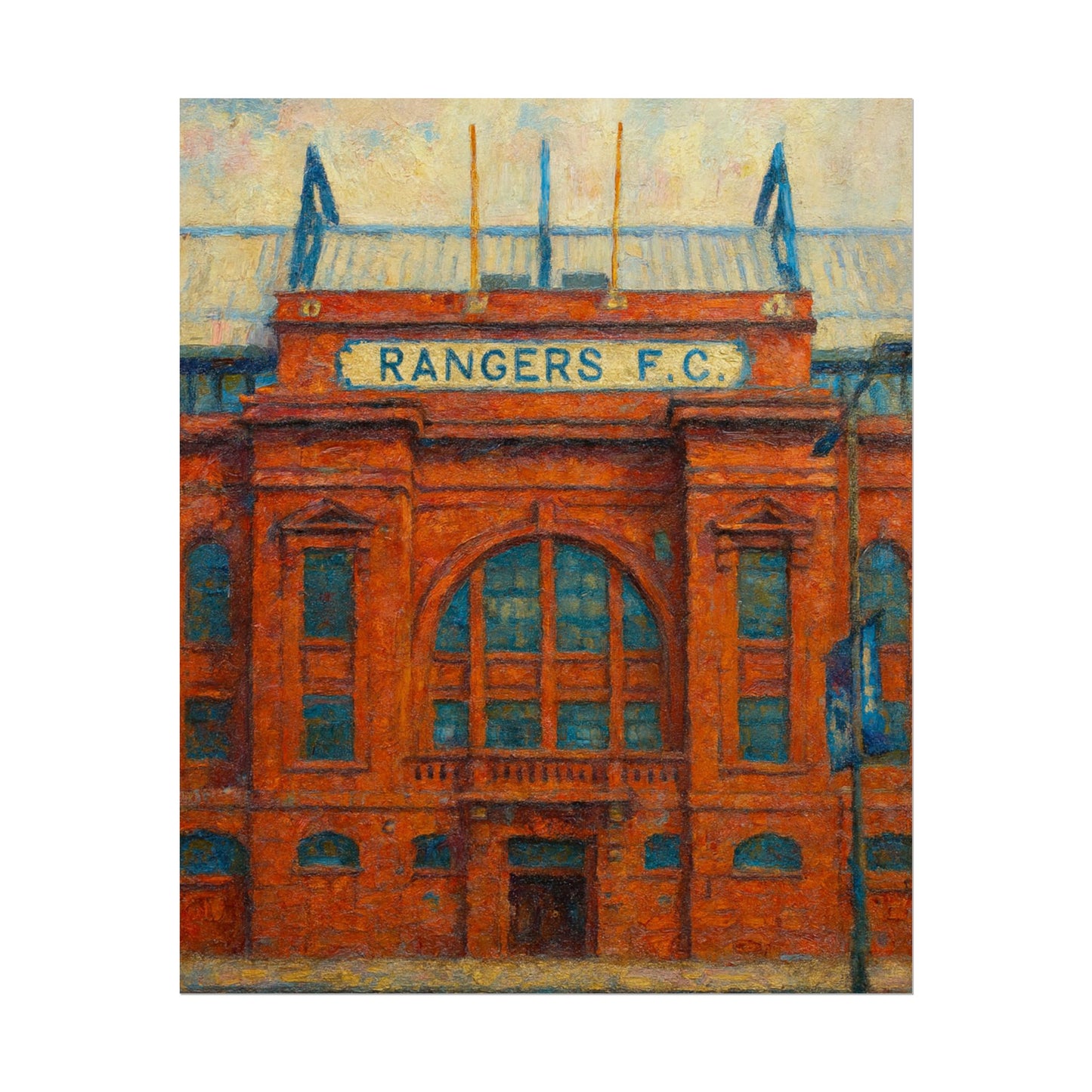 Ibrox Stadium Rangers FC Rolled Posters