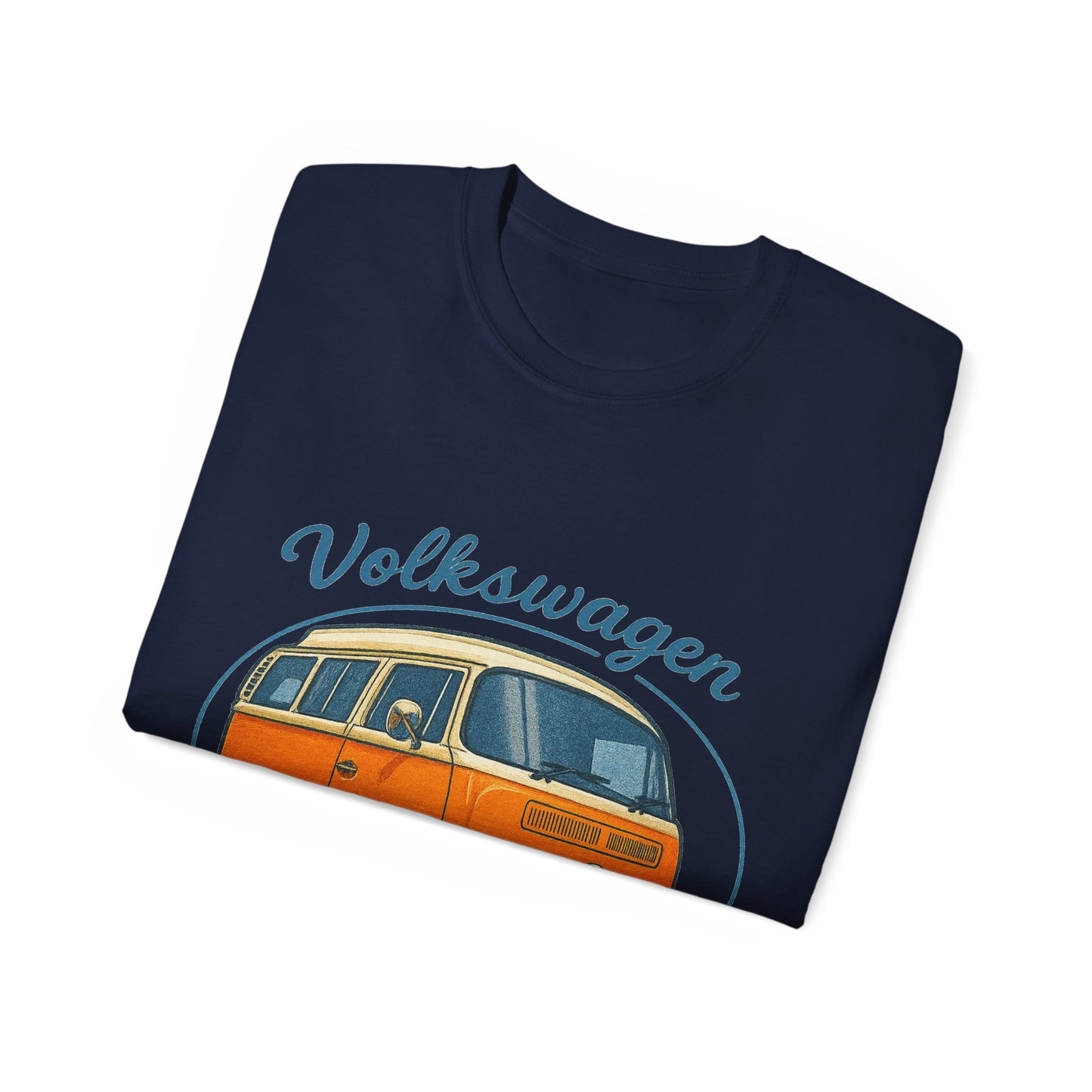 Vintage Volkswagen Camper Van Light Orange T-Shirt