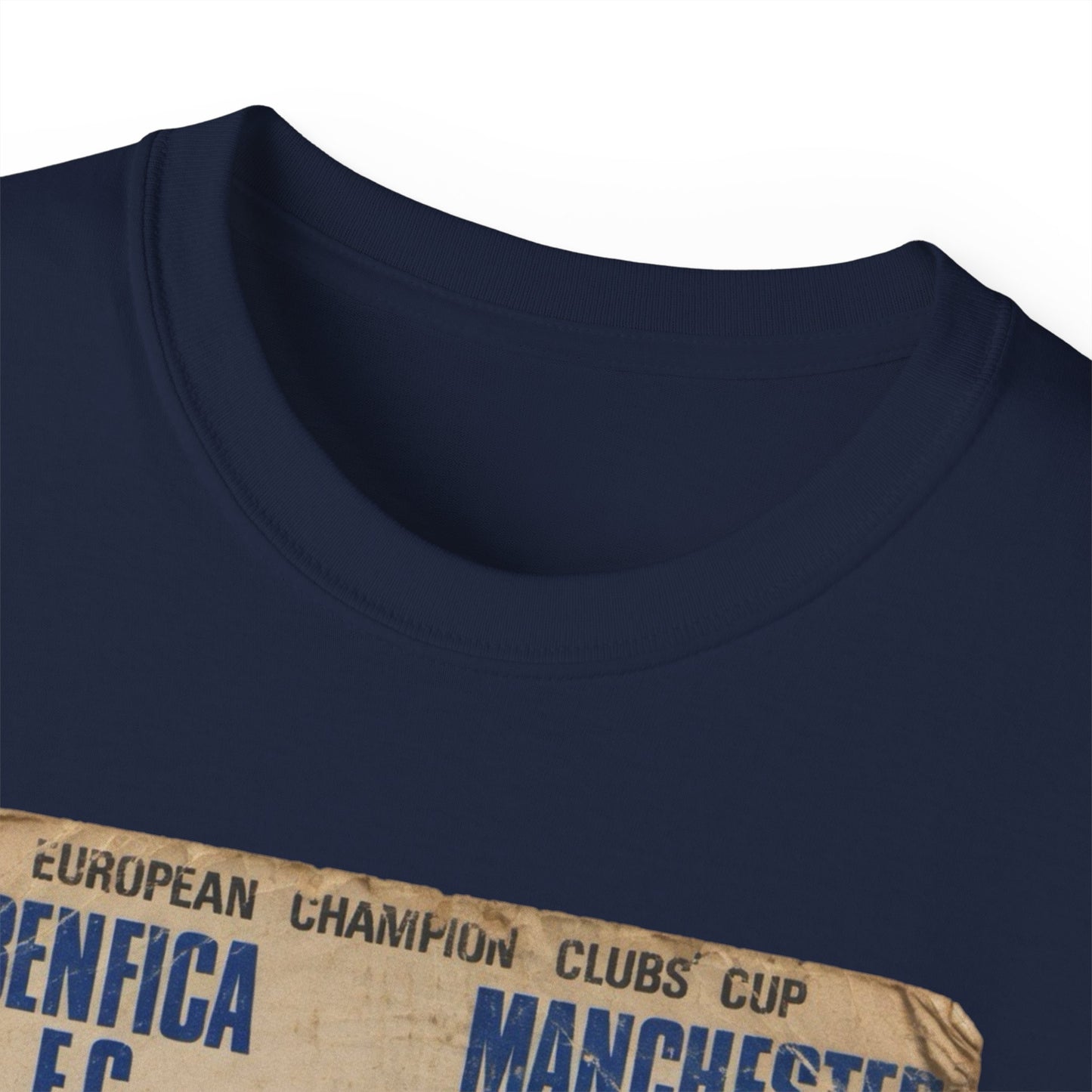 1968 European Cup Final Poster Manchester United v Benfica