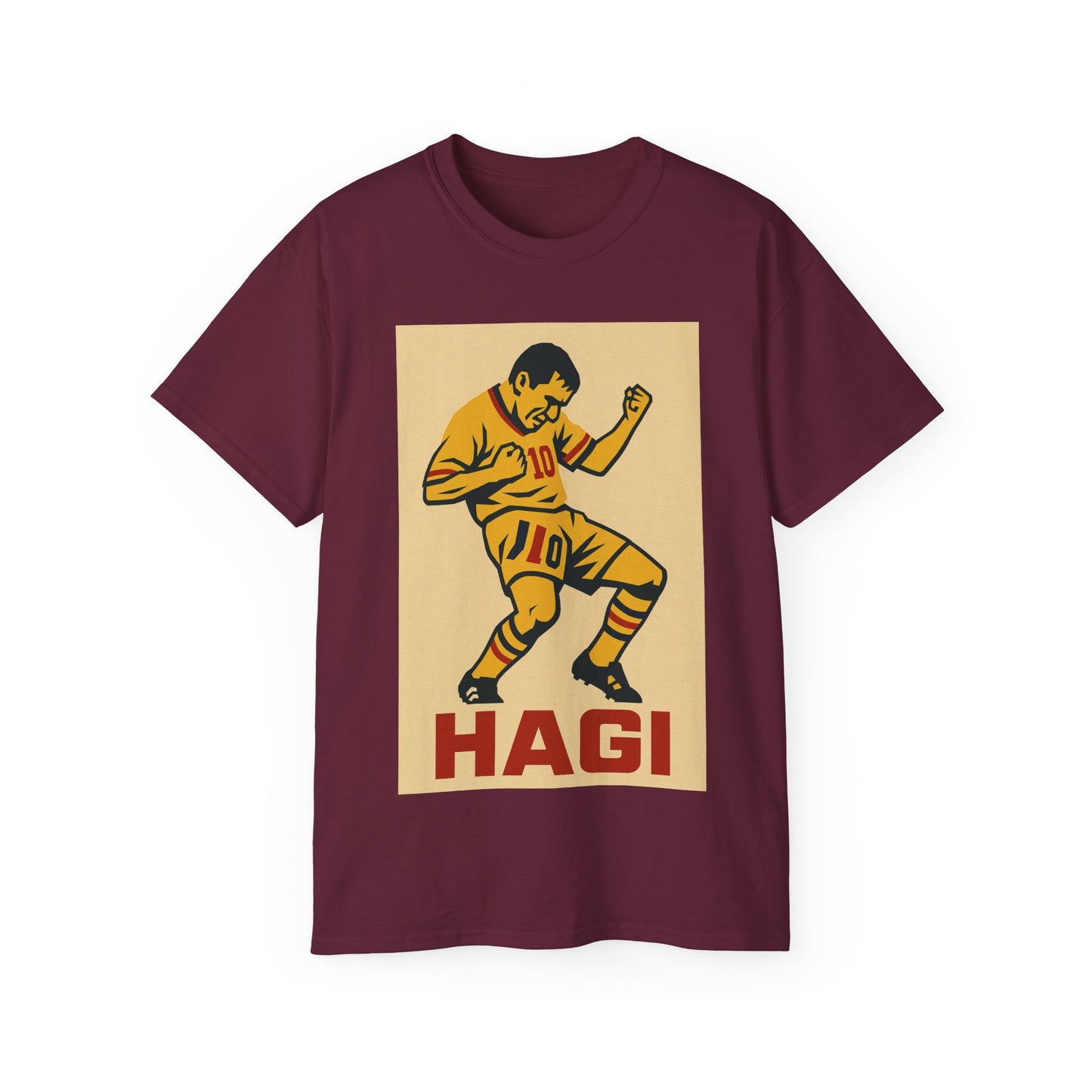 Gheorghe Hagi Propaganda Poster - Romania