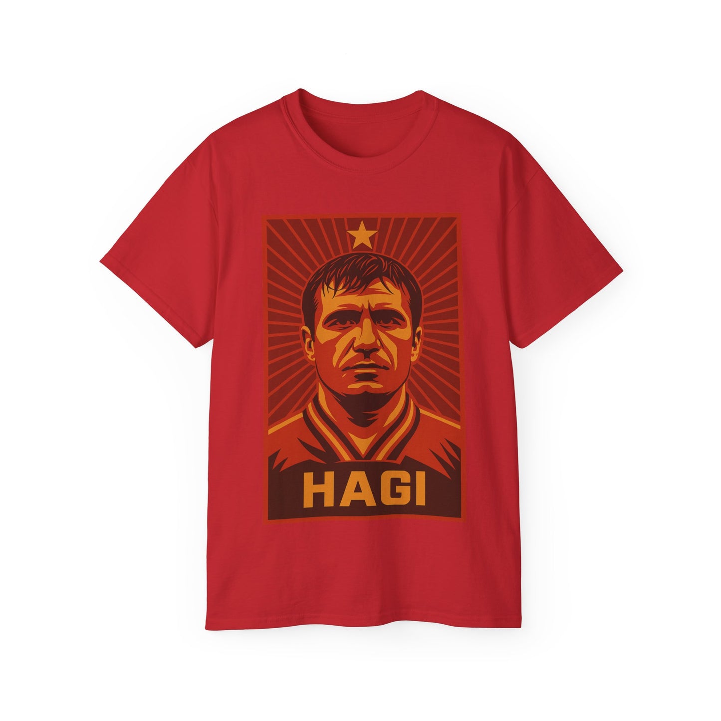 Gheorghe Hagi Propaganda Poster - Romania
