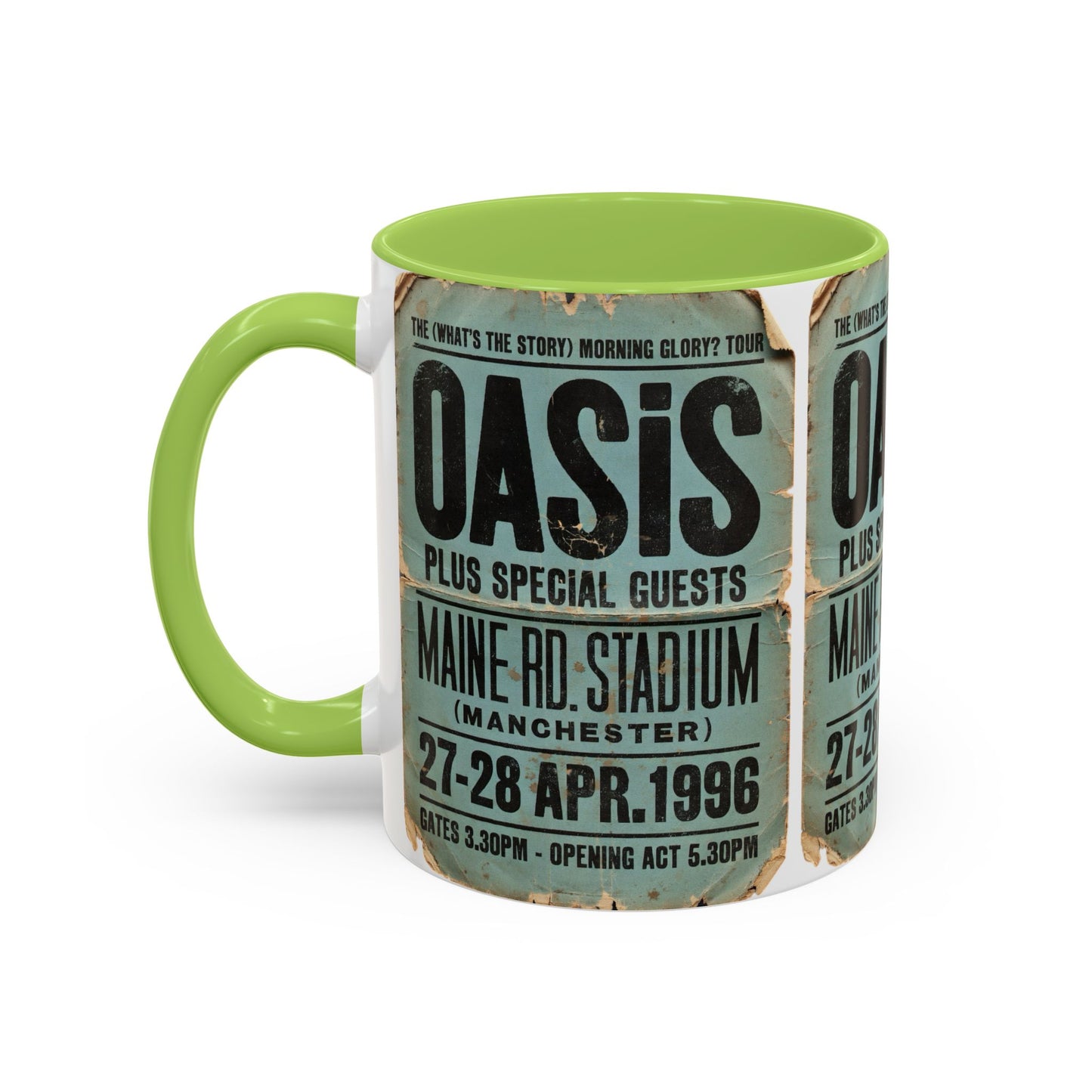 Oasis Maine Road 1996 Poster Coffee Mug (11, 15oz)