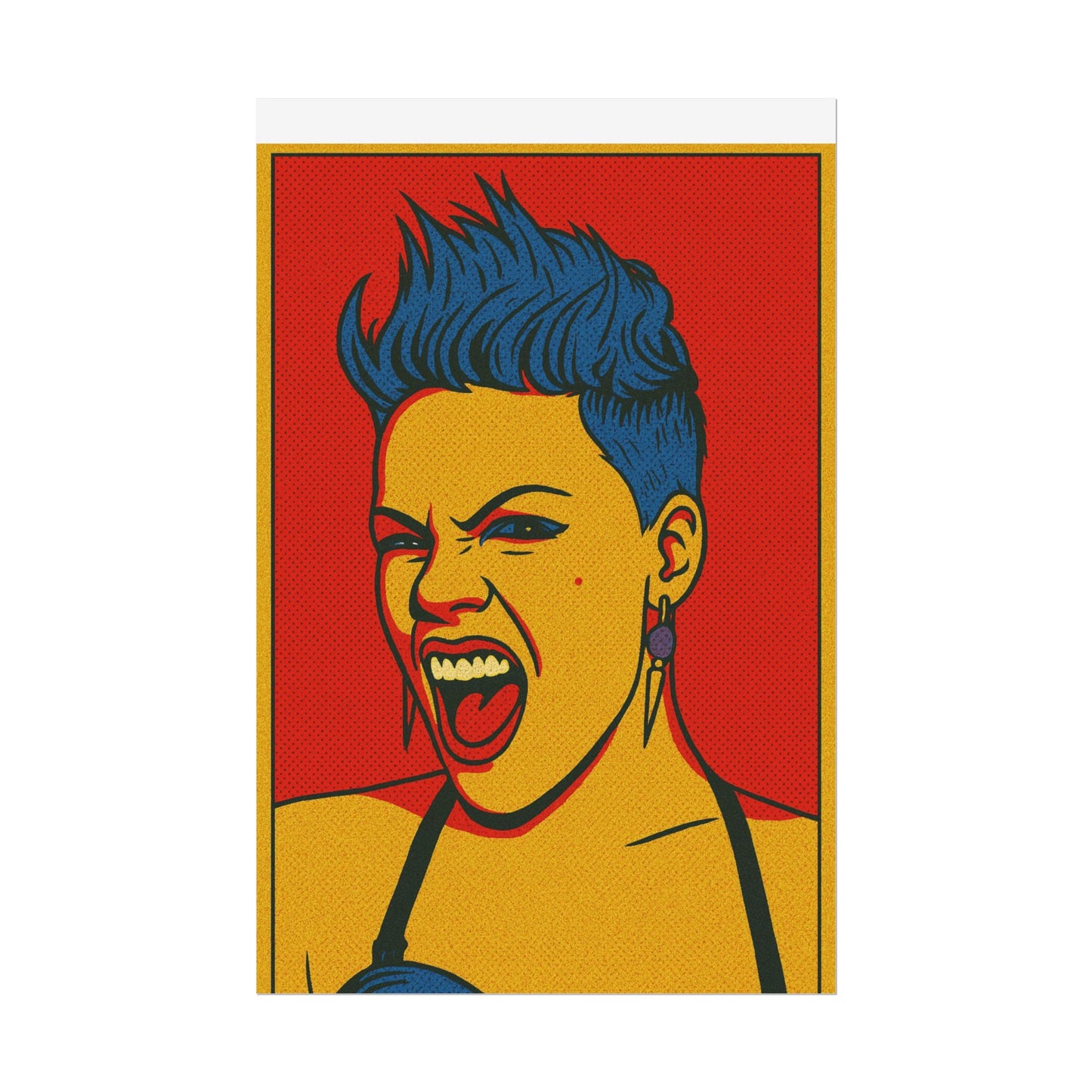 Pink Pop Art Poster
