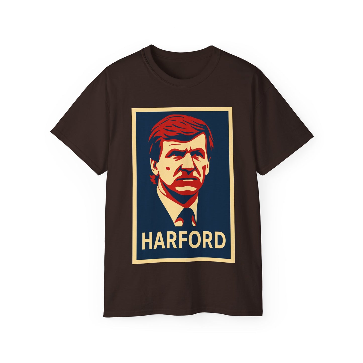 Ray Harford Hope Poster T-Shirt - Luton Town