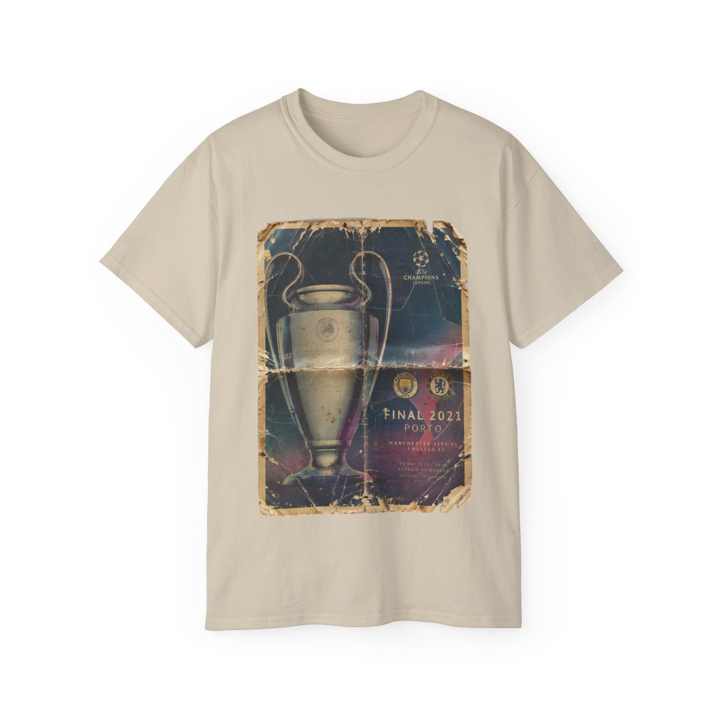 2021 UCL Final Chelsea Manchester City Poster Unisex Ultra Cotton Tee