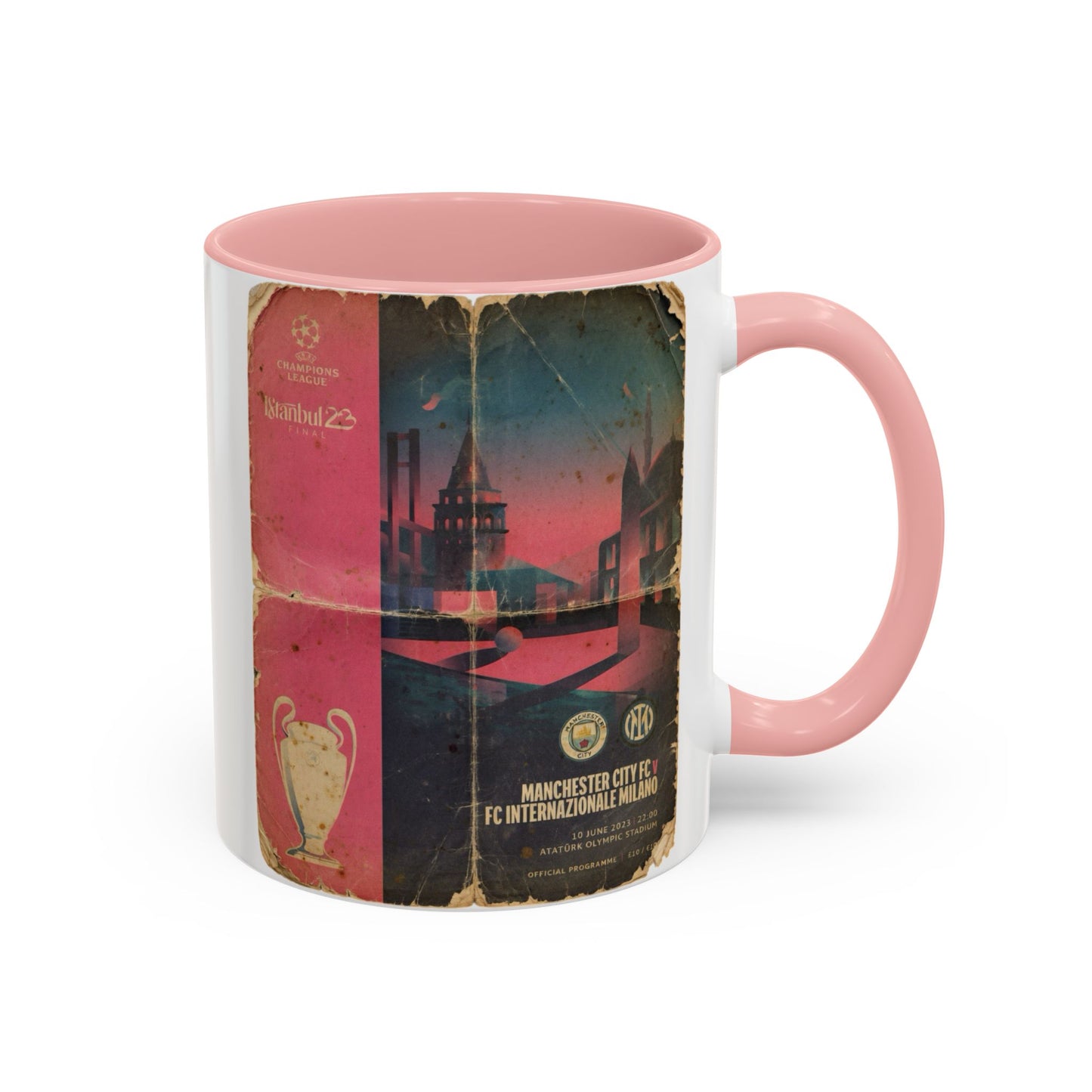 2023 UCL European Cup Final Poster Accent Coffee Mug (11, 15oz)