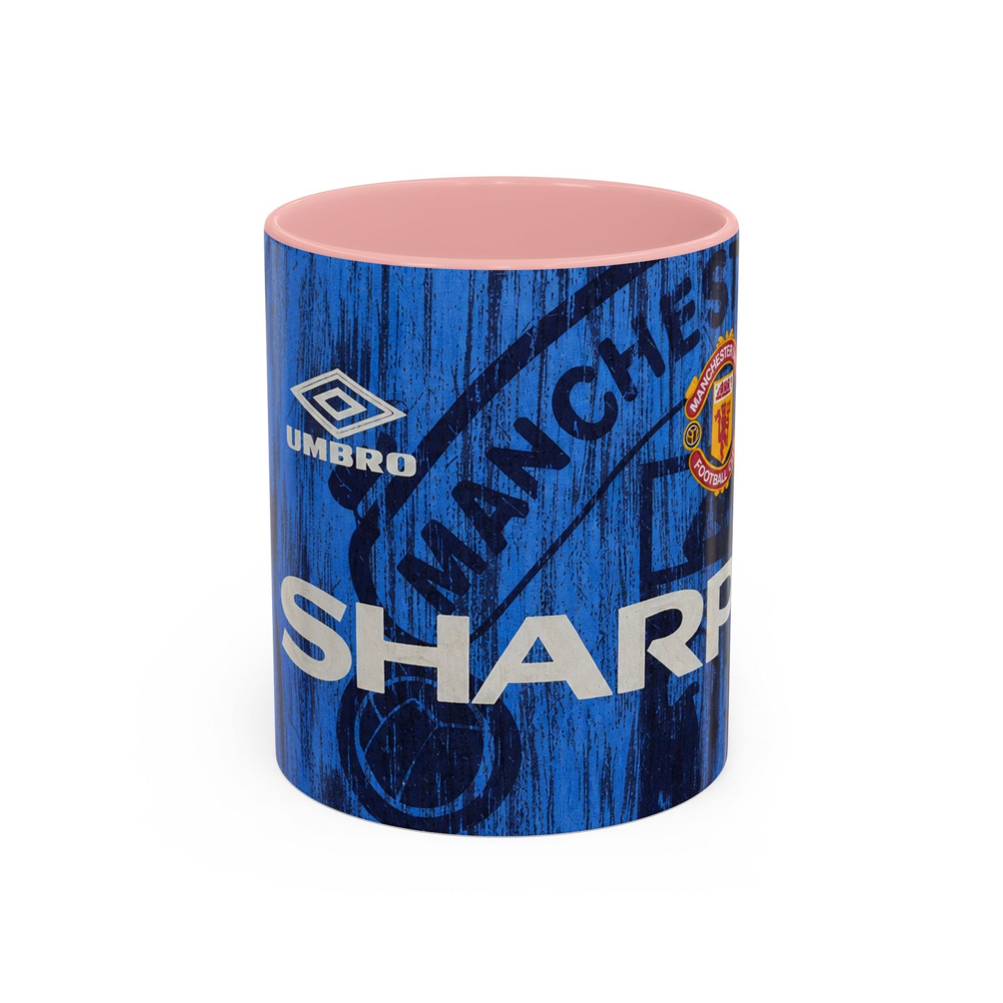 Manchester United 1992-93 Away Shirt Accent Coffee Mug (11, 15oz)