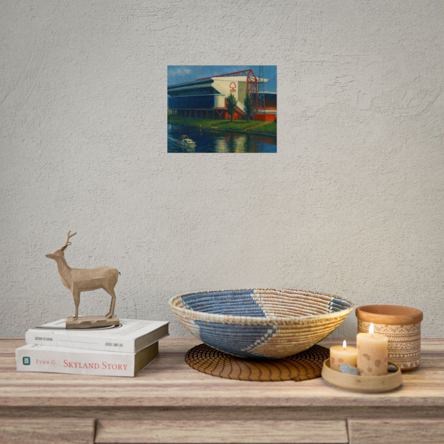 Nottingham Forest City Ground Day Painting Print Poster