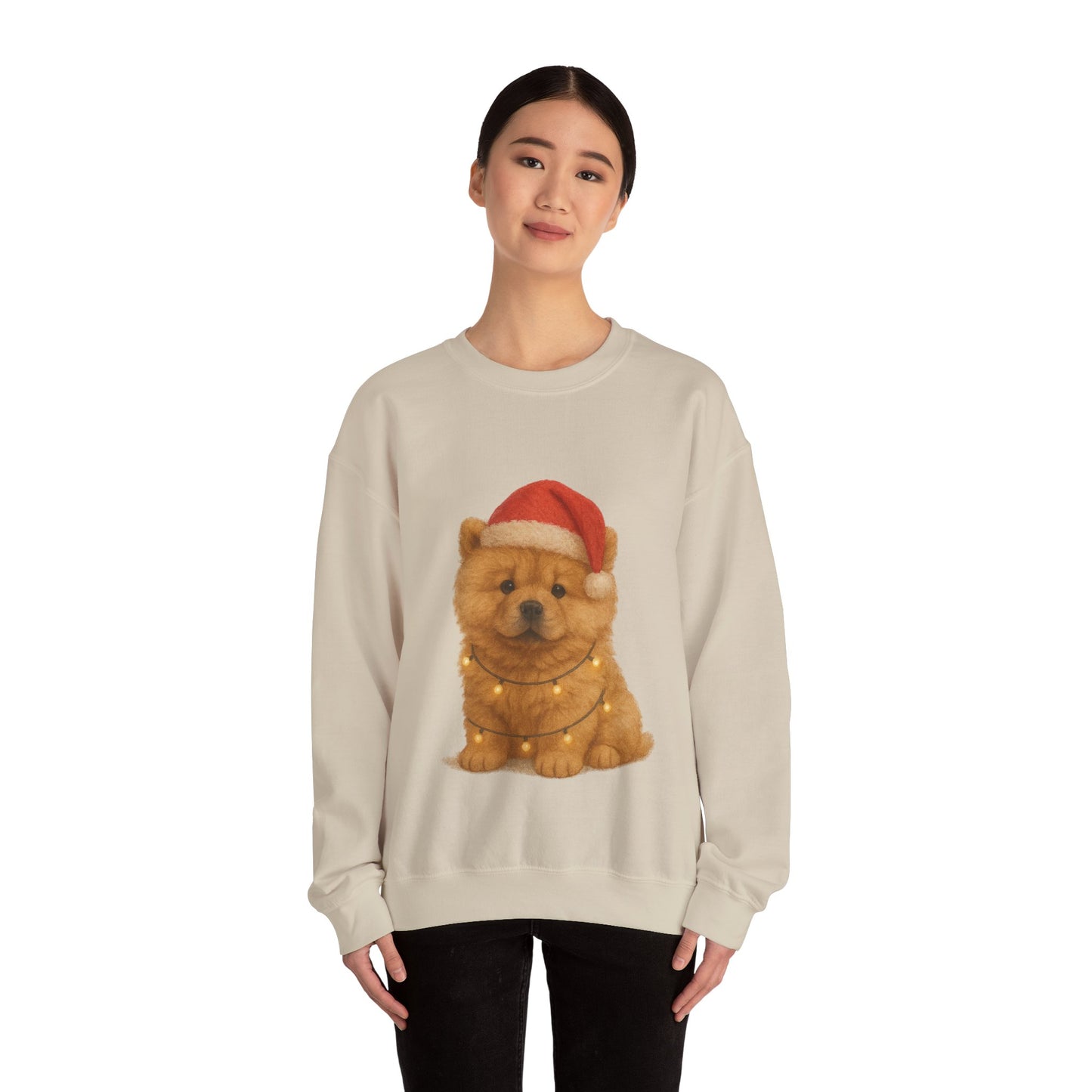 Chow Chow Puppy Christmas Jumper