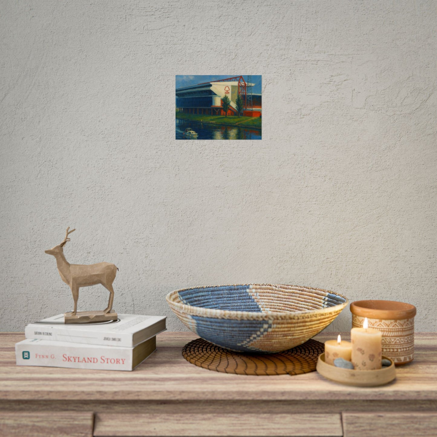 Nottingham Forest City Ground Day Painting Print Poster