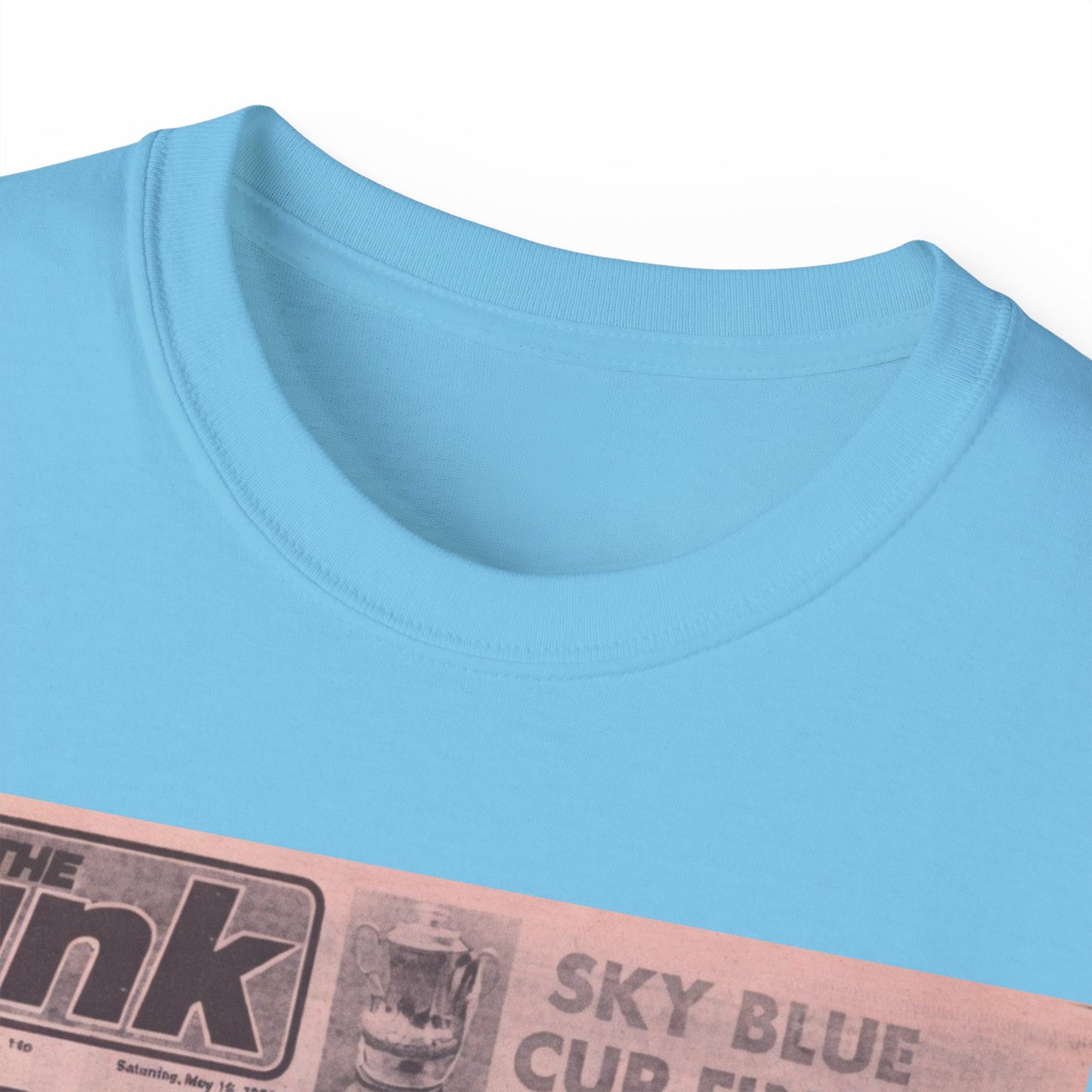Coventry City Newspaper The Pink FA Cup Final 1987 Unisex Ultra Cotton Tee