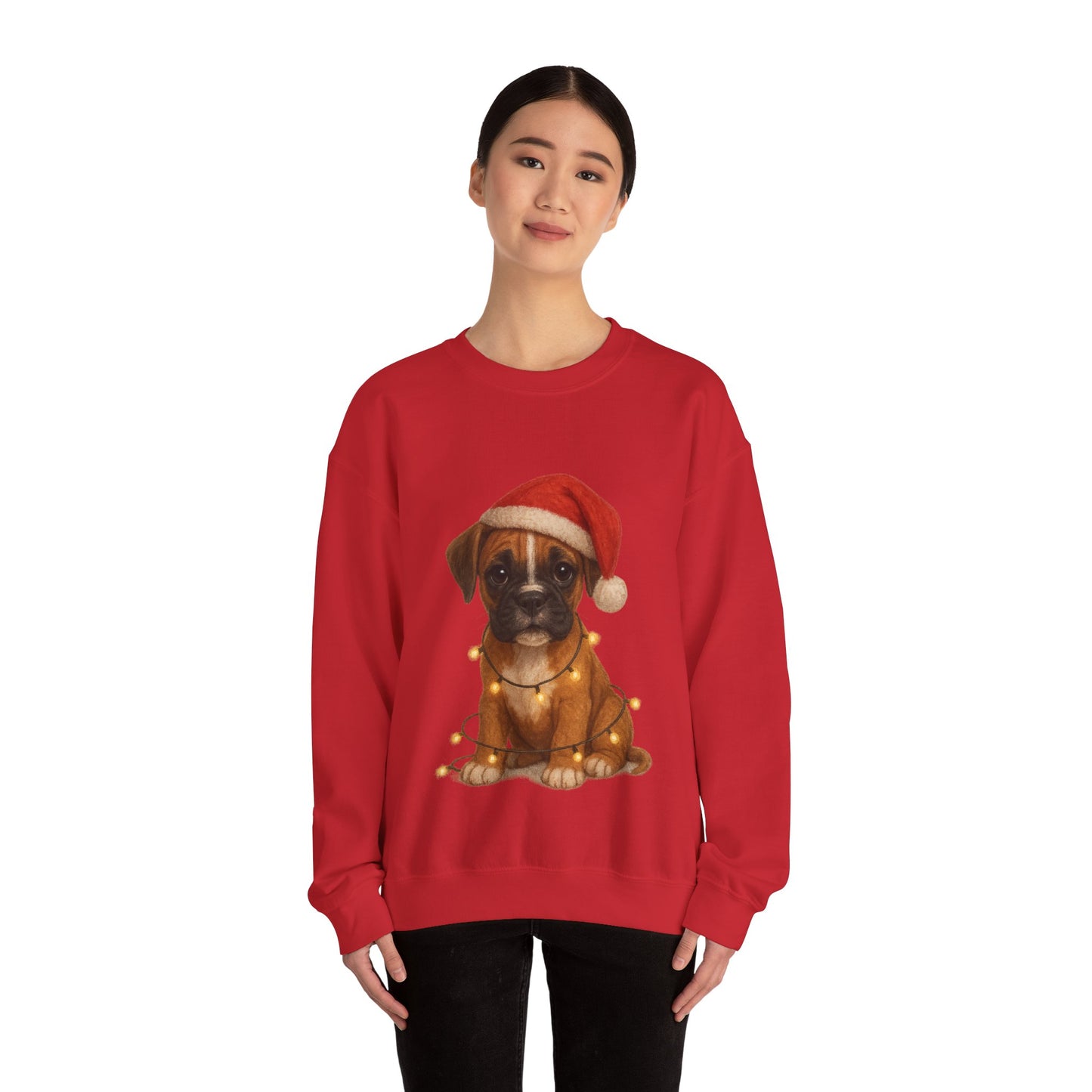 Boxer Puppy Christmas Jumper