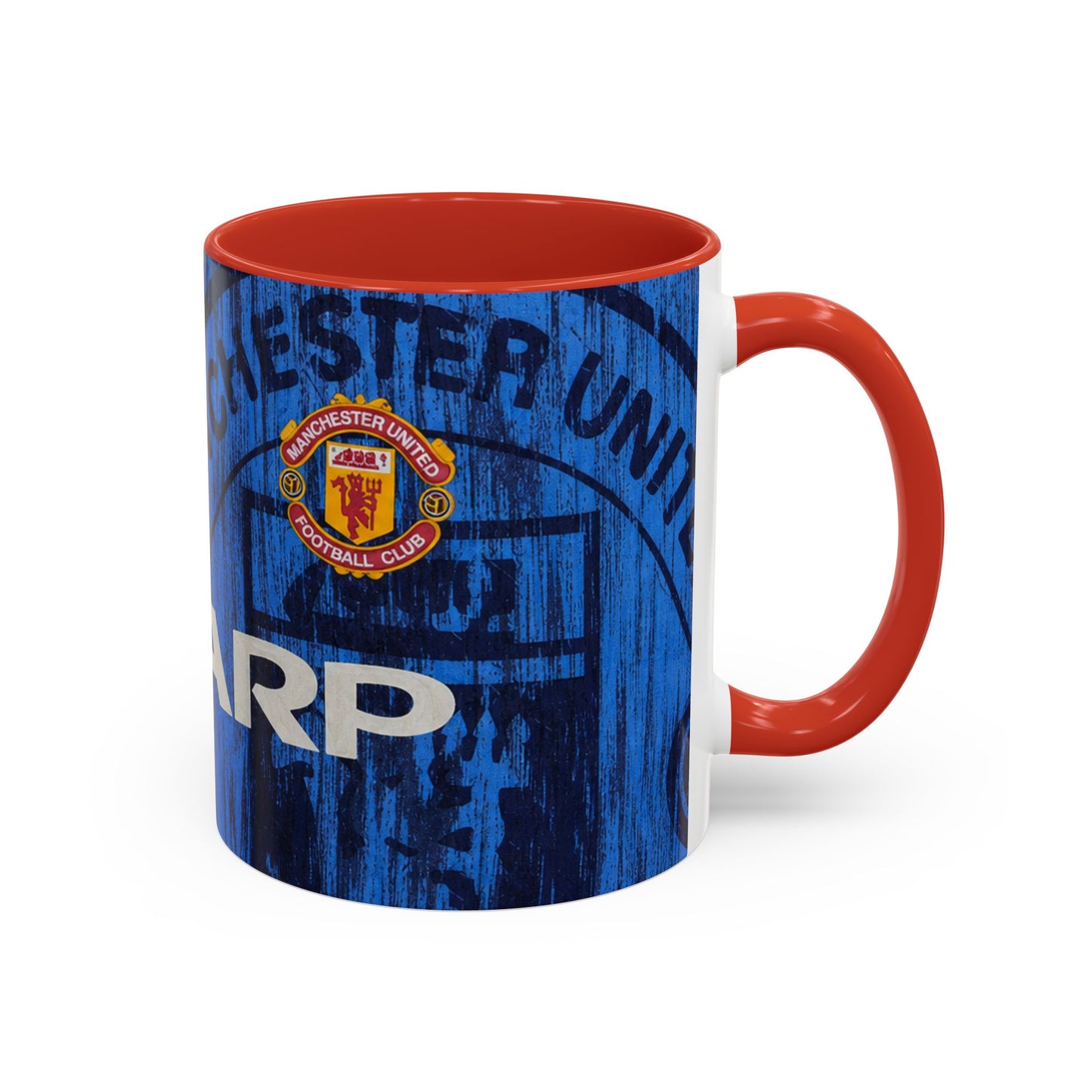 Manchester United 1992-93 Away Shirt Accent Coffee Mug (11, 15oz)