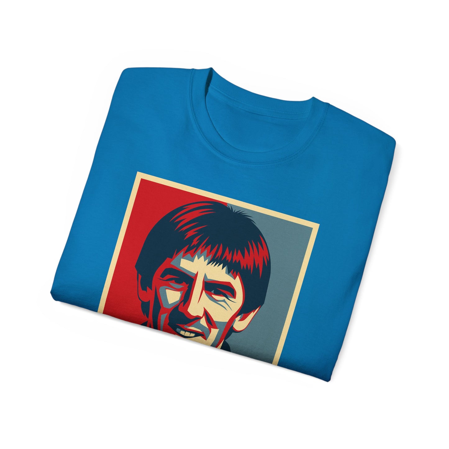 Peter Beardsley Hope Poster T-Shirt - Newcastle United