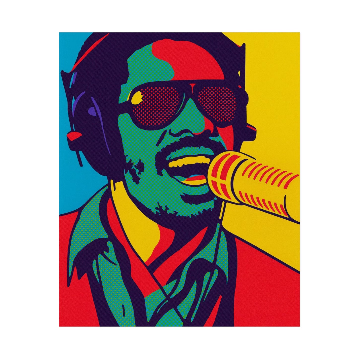 Stevie Wonder Pop Art Poster