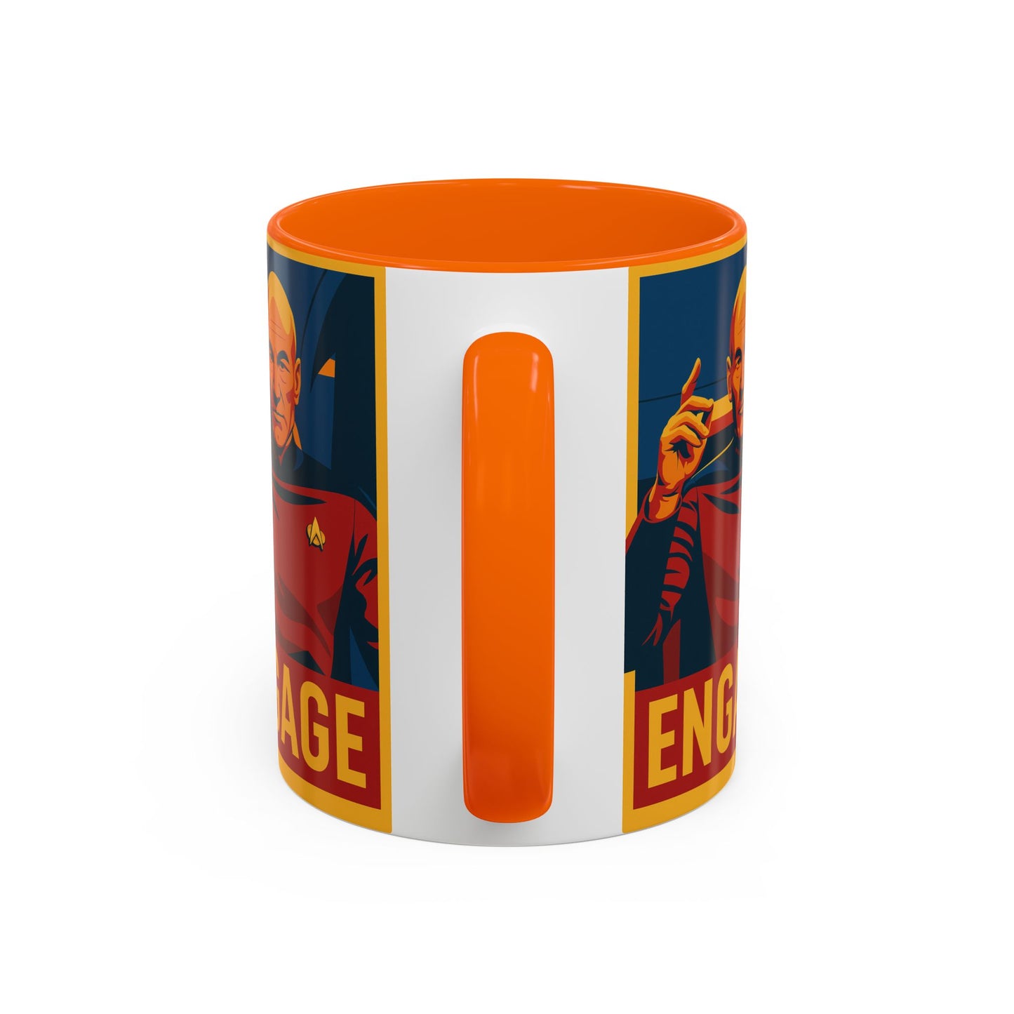 Captain Picard Engage Mug