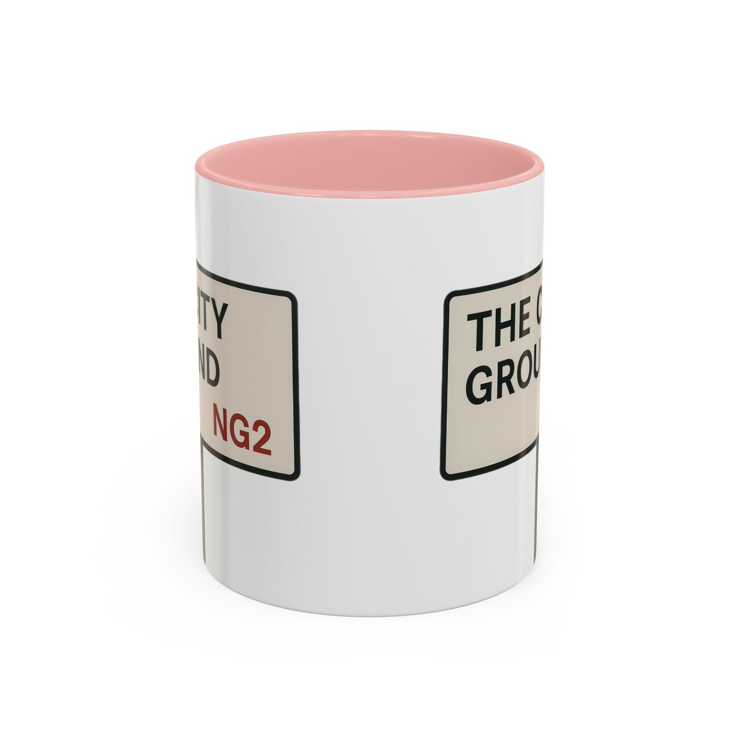 The City Ground Nottingham Forest Road Sign Mug