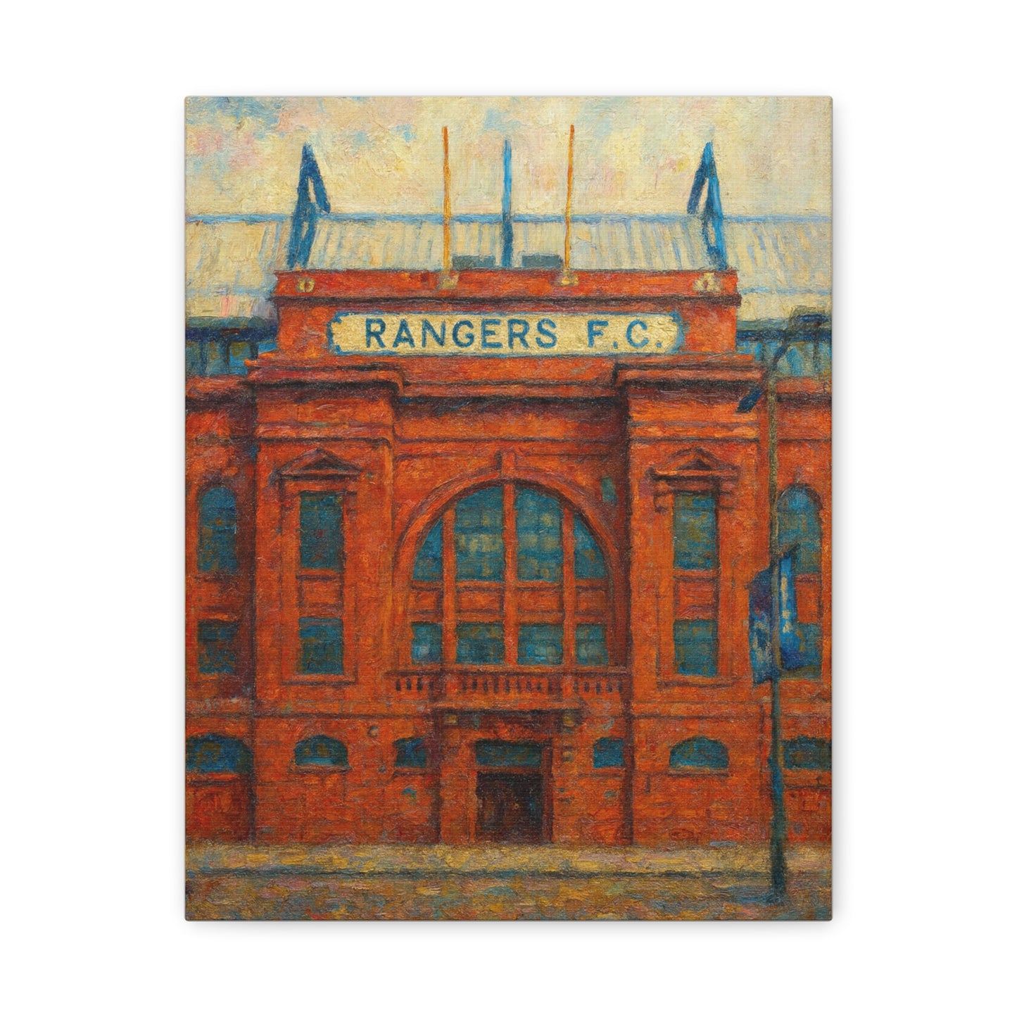 Ibrox Stadium Rangers FC Canvas Wall Art