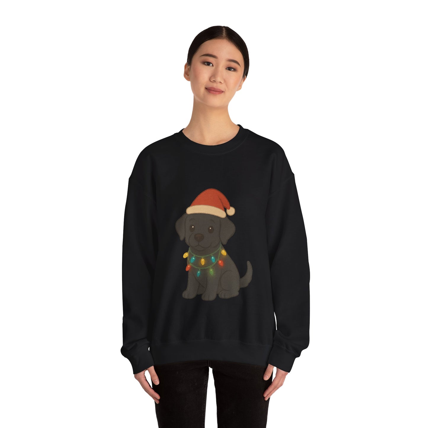Christmas Black Labrador Jumper