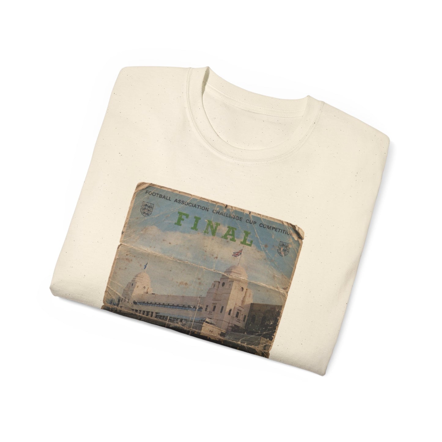 1973 FA Cup Final Programme Sunderland Leeds United Unisex Ultra Cotton Tee