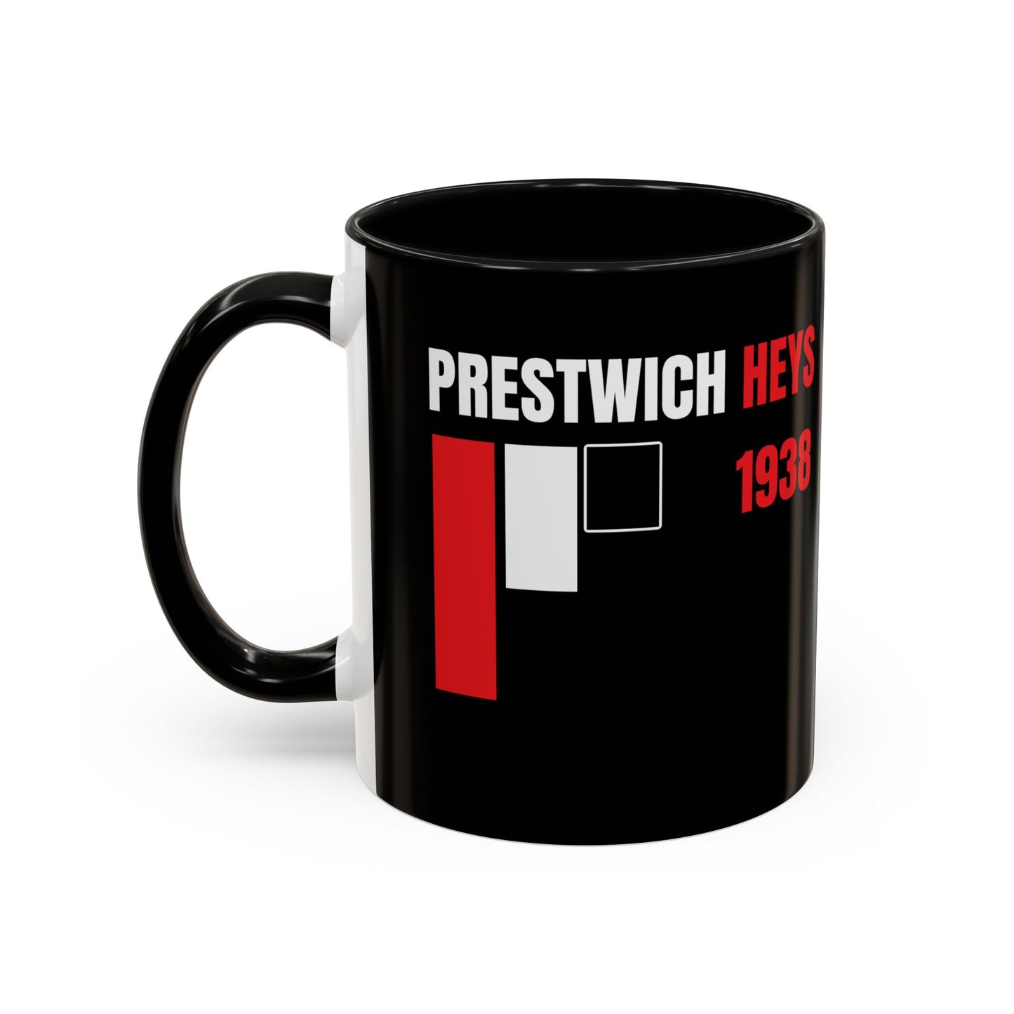 Prestwich Heys Stripes Accent Coffee Mug (11, 15oz)