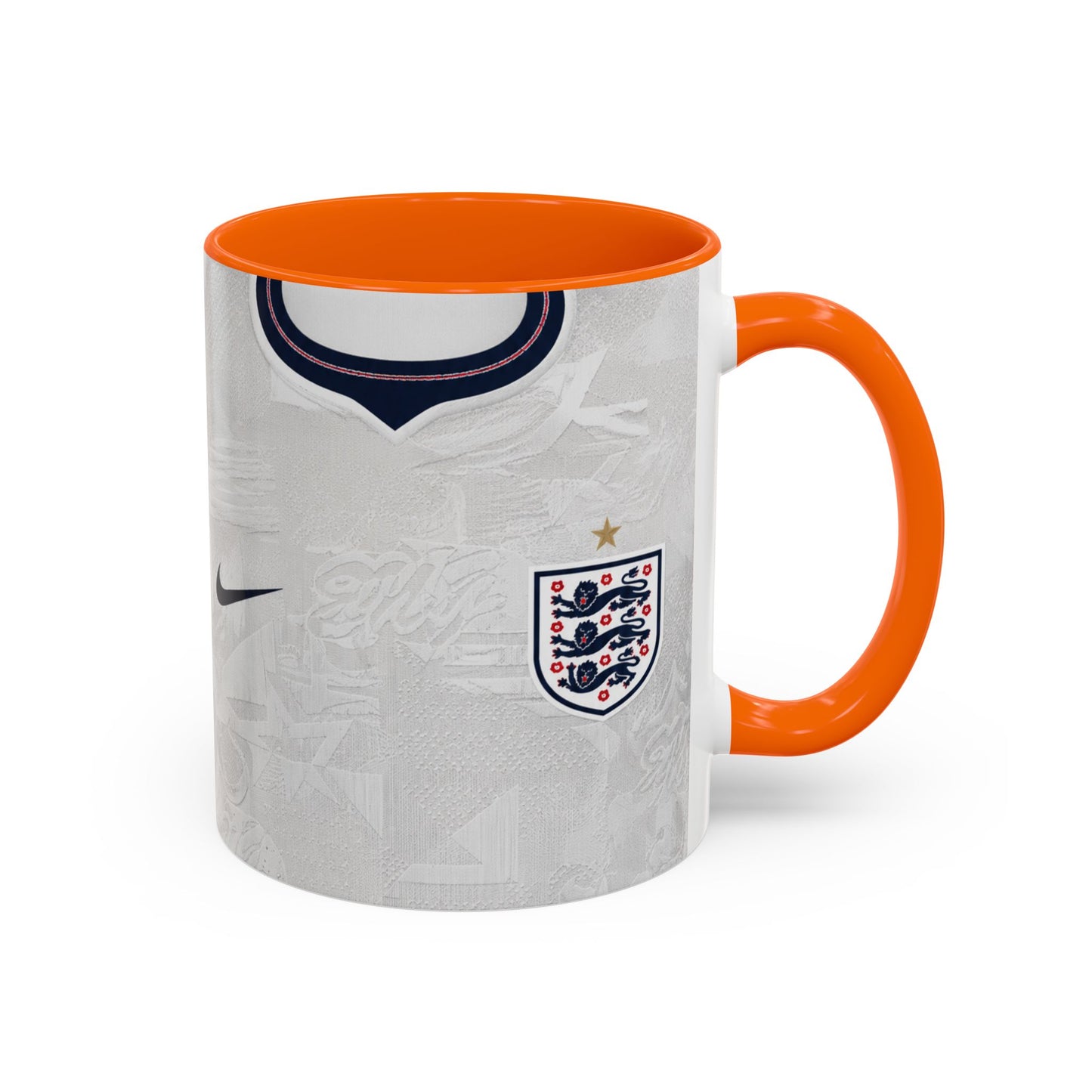 England 2026 World Cup Shirt Accent Coffee Mug (11, 15oz)