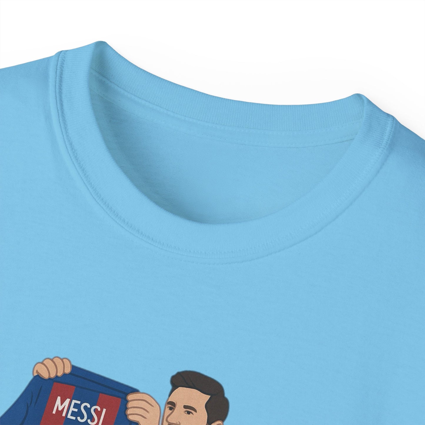 Lionel Messi Cartoon Subbuteo T-Shirt - Barcelona