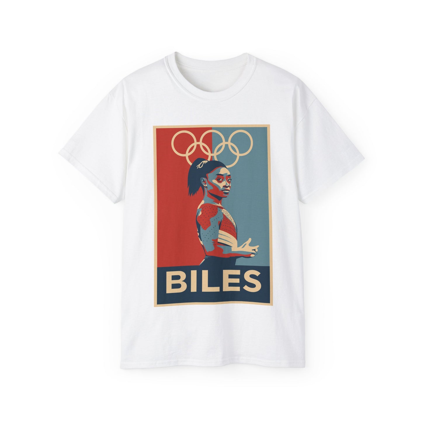 Simone Biles Olympic Rings T-Shirt