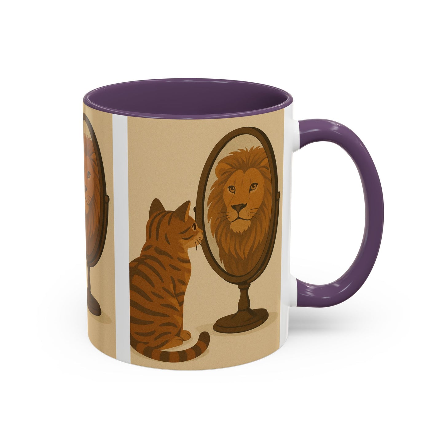 Cat and Lion Mug