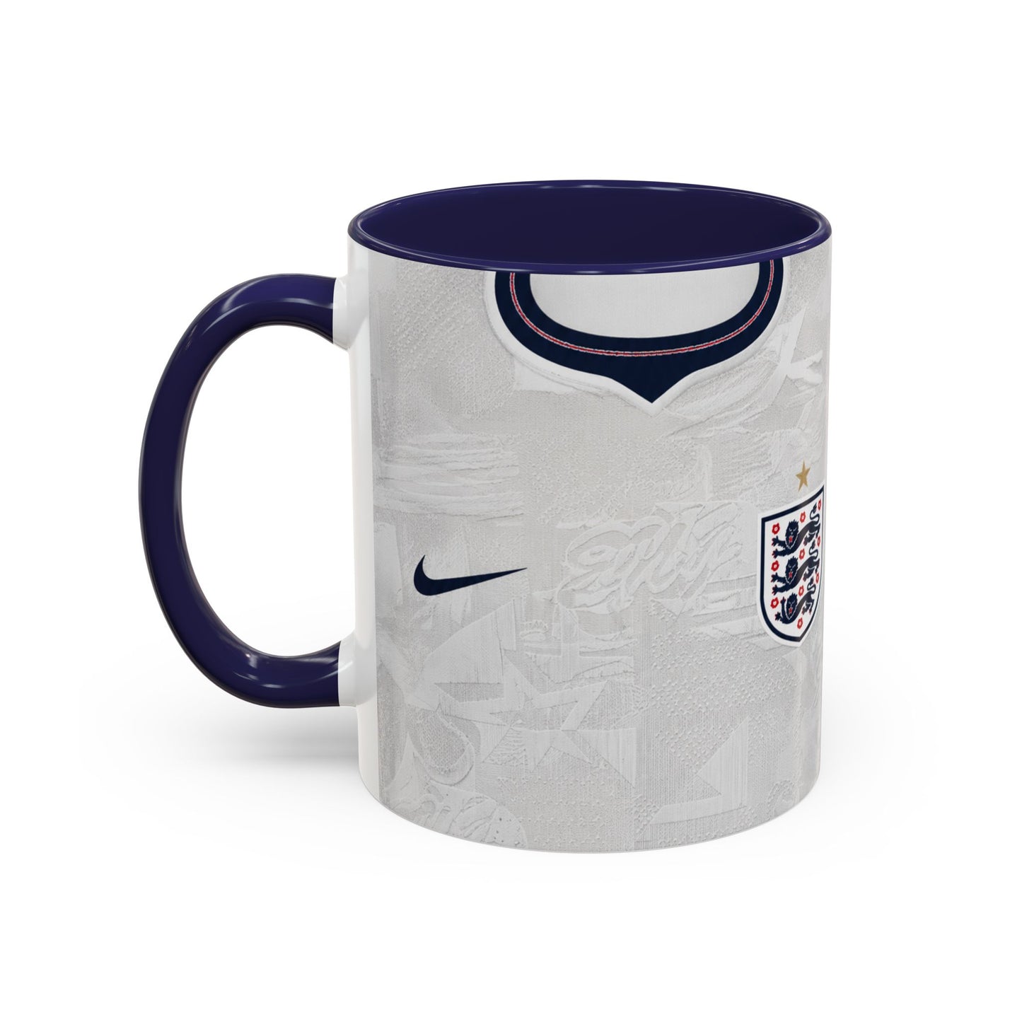 England 2026 World Cup Shirt Accent Coffee Mug (11, 15oz)