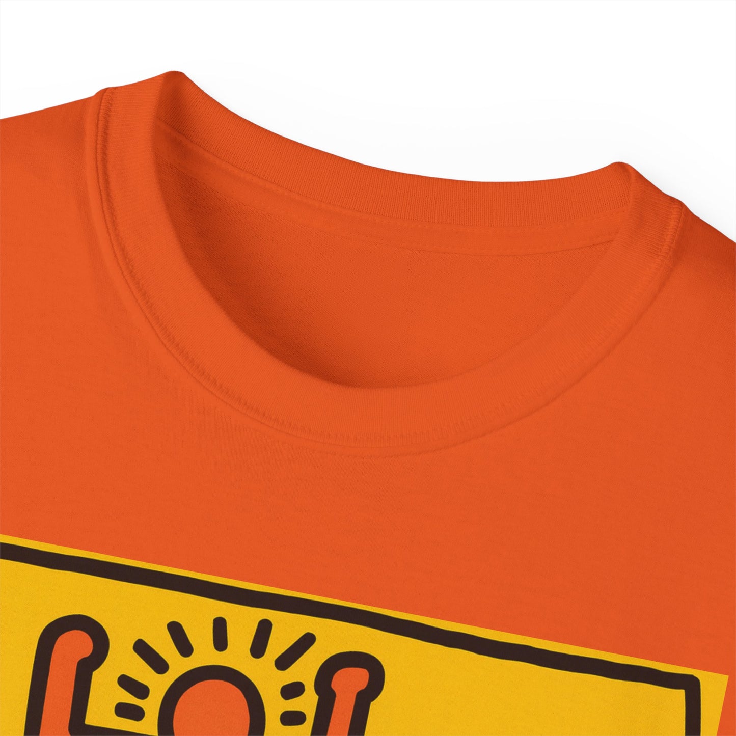 Keith Haring Plate No. 1 (from the Growing suite) Orange T-Shirt