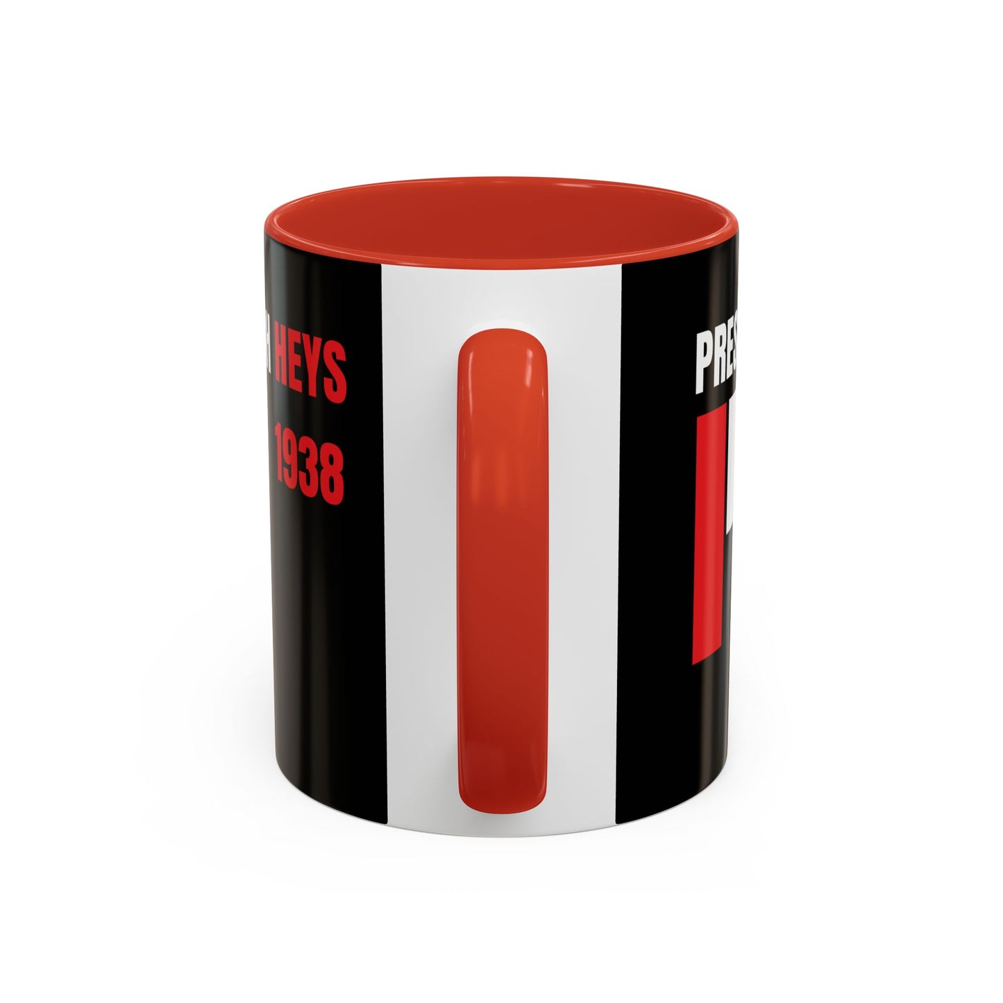 Prestwich Heys Stripes Accent Coffee Mug (11, 15oz)