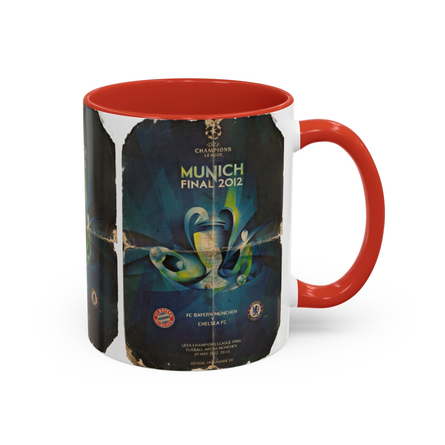 2012 UCL Chelsea Bayern Munich Final Poster Accent Coffee Mug (11, 15oz)