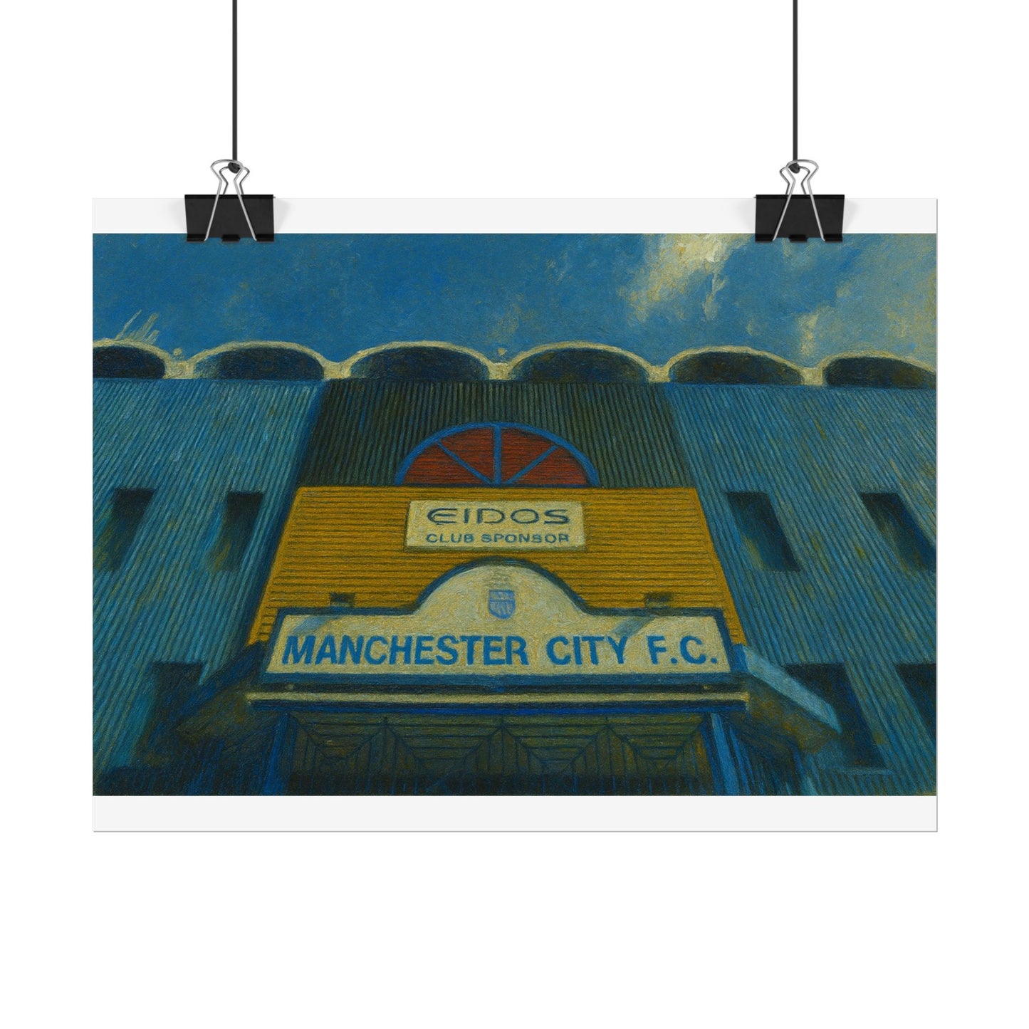 Manchester City F.C. Maine Road Rolled Poster