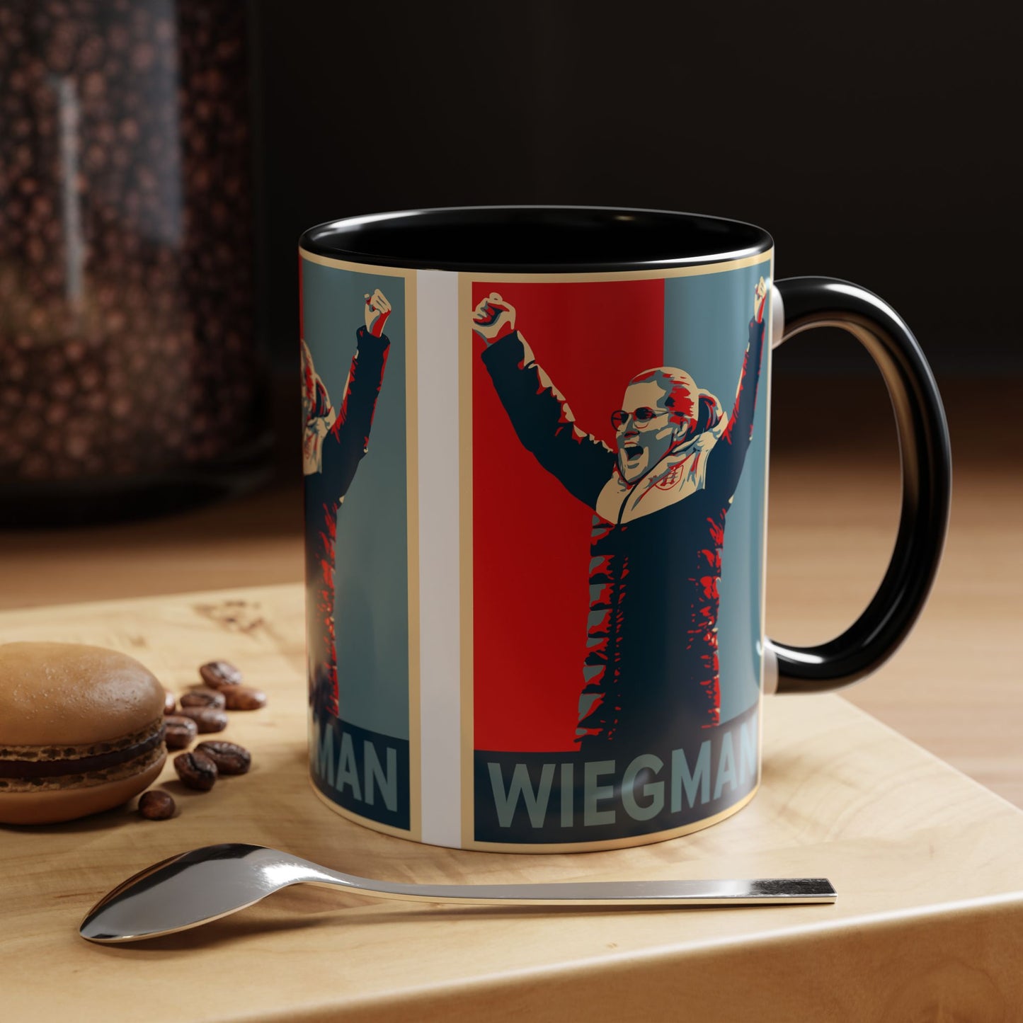 Sarina Wiegman Arms Up Mug - England