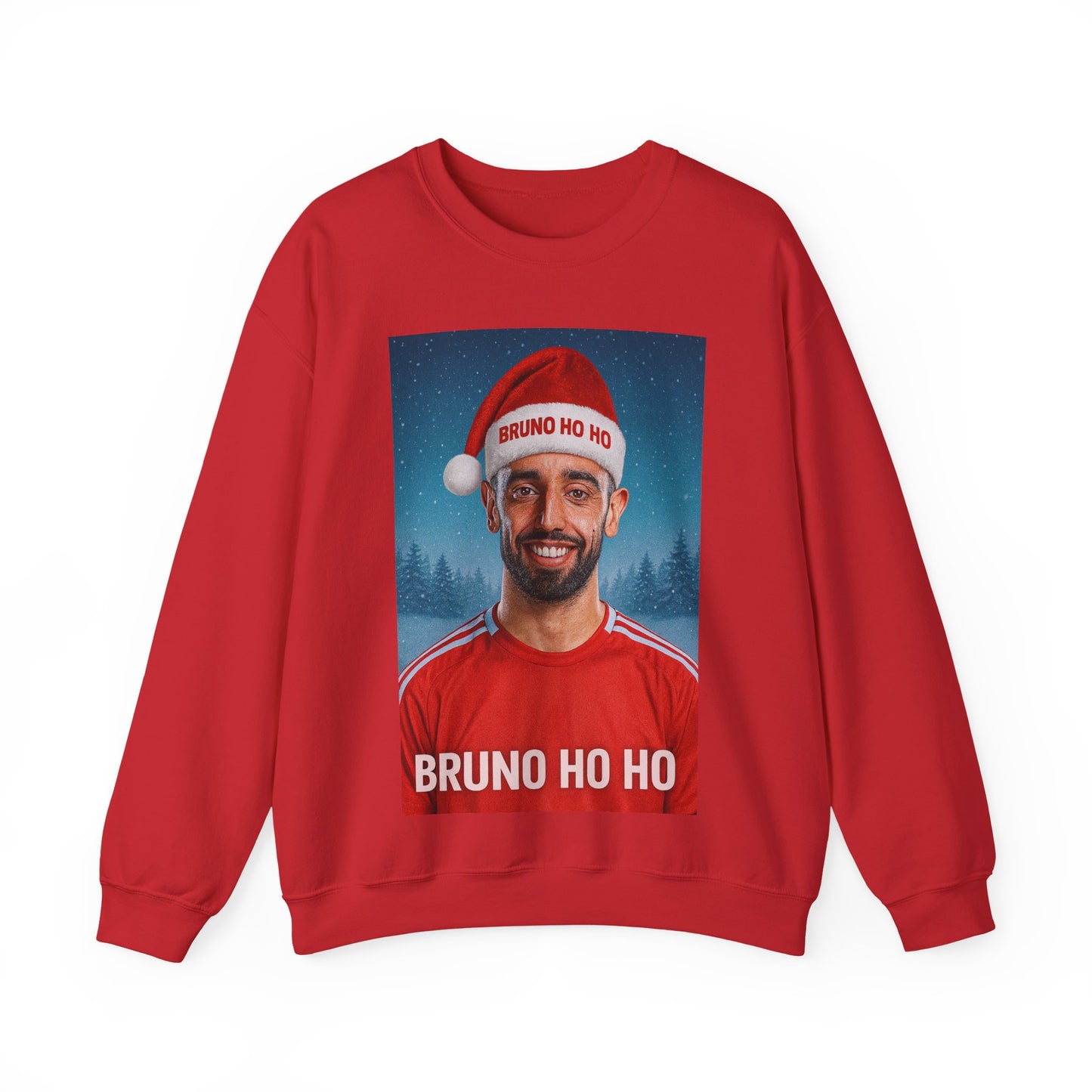 Bruno Ho Ho Ho Bruno Fernandes Manchester United Christmas Jumper