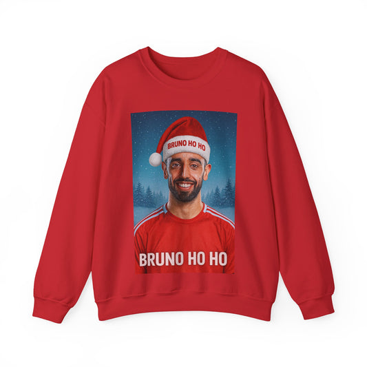 Bruno Ho Ho Ho Bruno Fernandes Manchester United Christmas Jumper