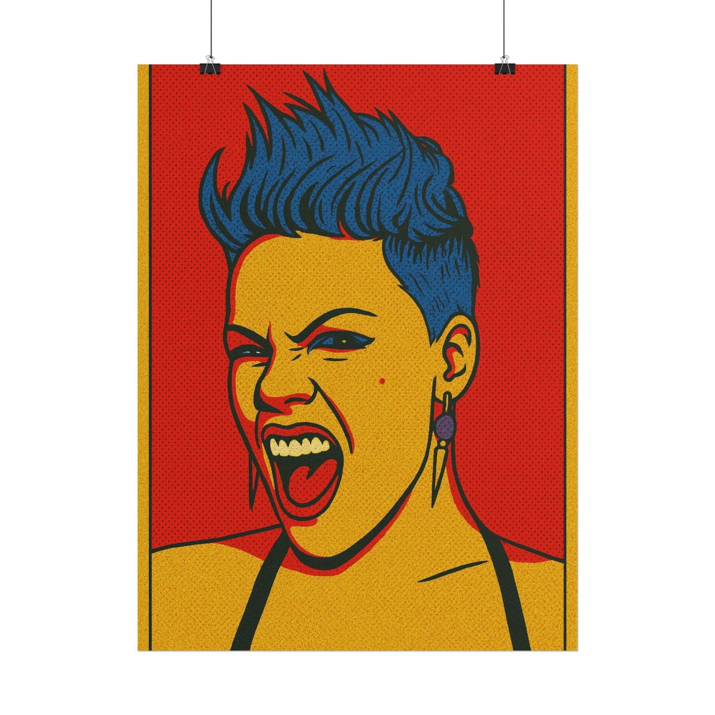 Pink Pop Art Poster