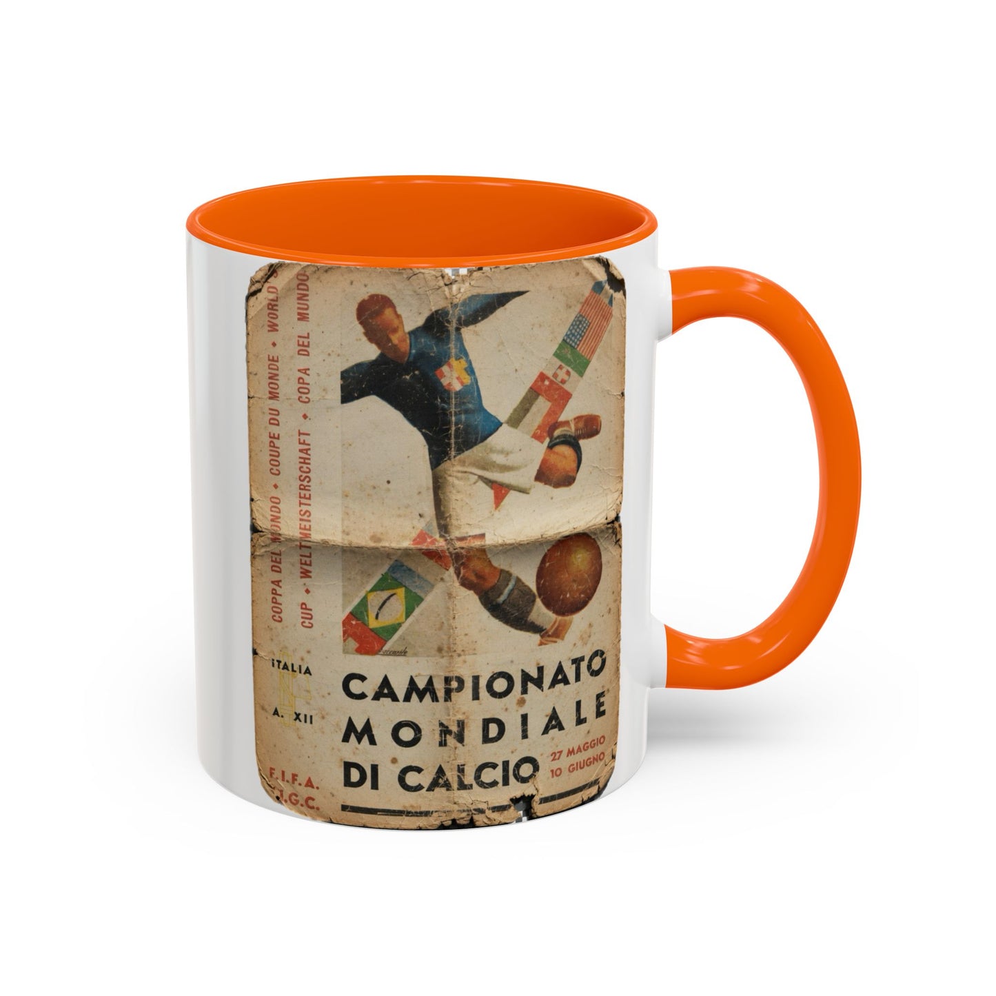 Italy 1934 World Cup Poster Coffee Mug (11, 15oz)