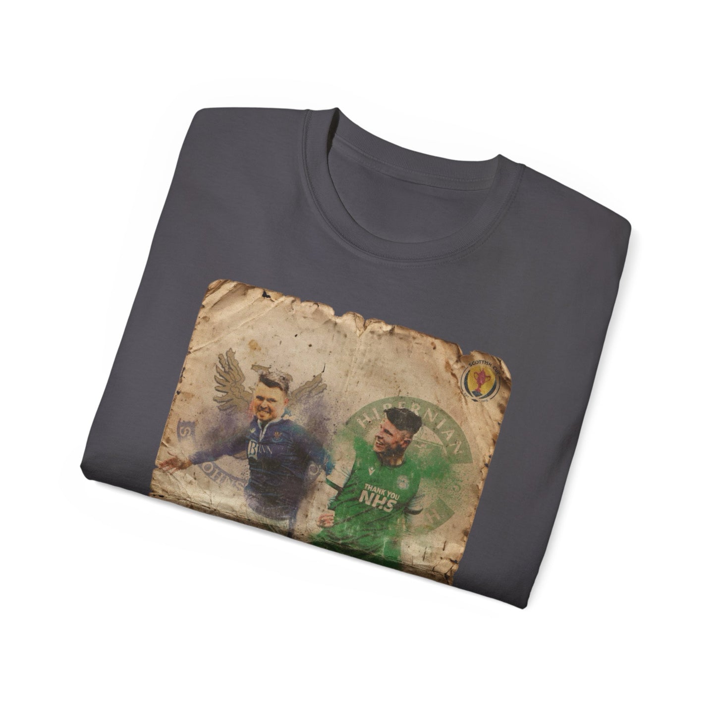 2021 Scottish challenge cup final St Johnstone Hibernian Programme Poster Unisex Ultra Cotton Tee