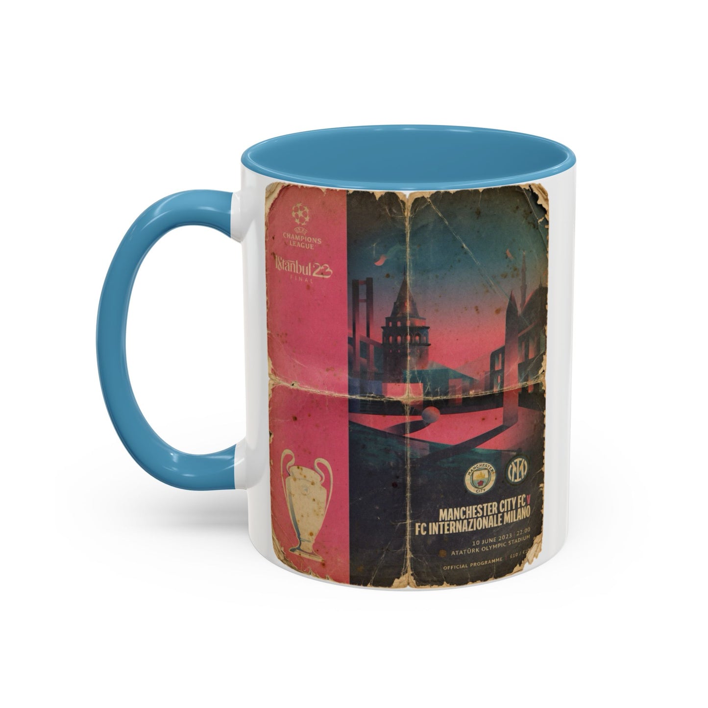 2023 UCL European Cup Final Poster Accent Coffee Mug (11, 15oz)