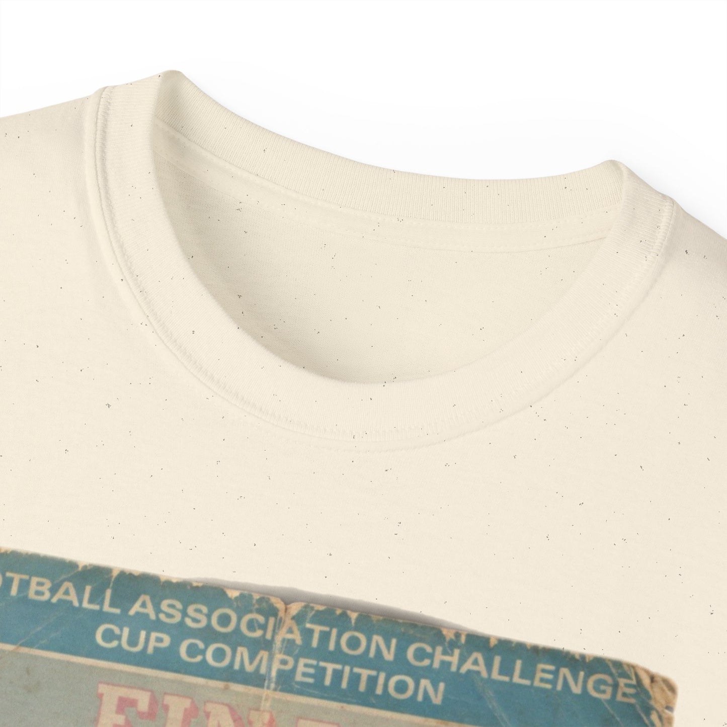 1975 FA Cup Final Programme Poster West Ham Fulham Unisex Ultra Cotton Tee