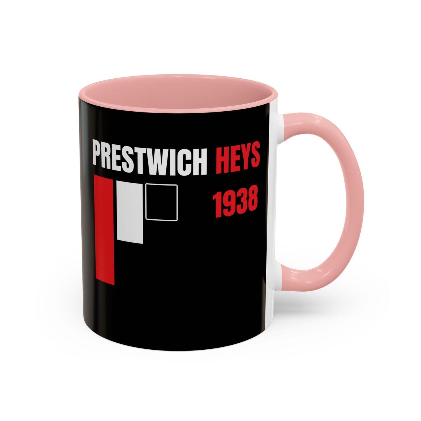 Prestwich Heys Stripes Accent Coffee Mug (11, 15oz)